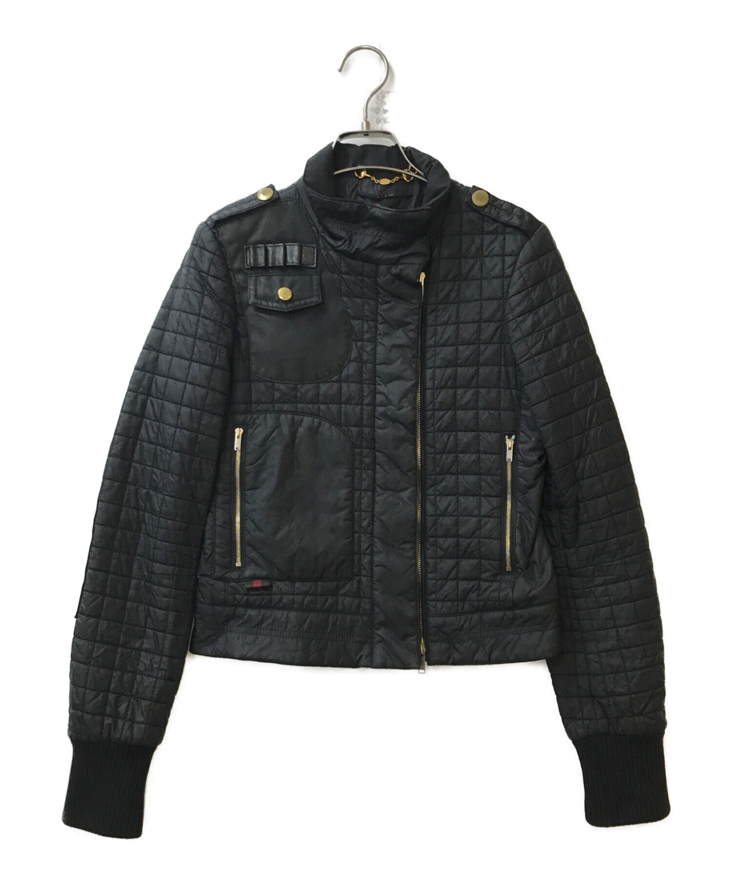 中古・古着通販】GUCCI (グッチ) エルボーパッチキルティング 