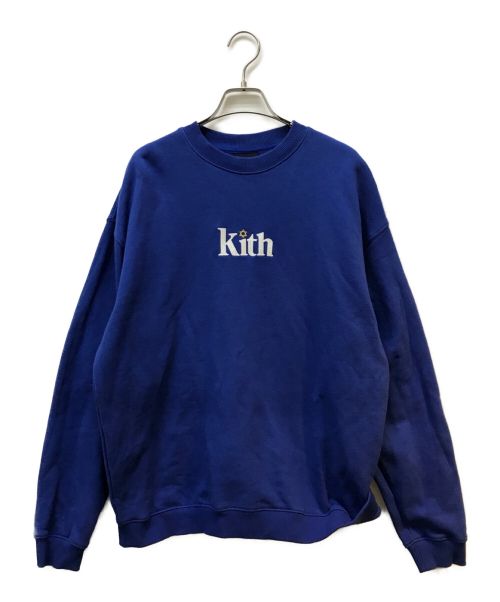 【中古・古着通販】KITH (キス) Kith Star of David Crewneck ブルー サイズ:M｜ブランド・古着通販  トレファク公式【TREFAC FASHION】スマホサイト