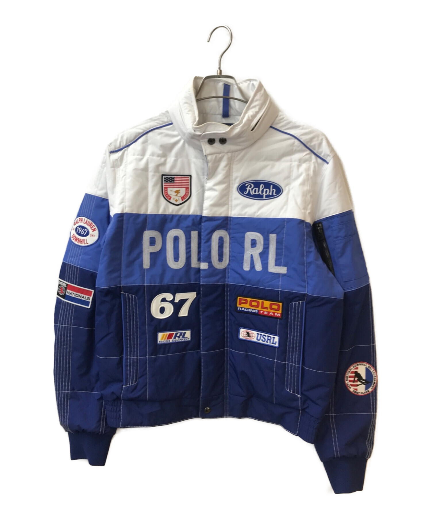 POLO RALPH LAUREN (ポロ・ラルフローレン) レーシングジャケット ブルー サイズ:M