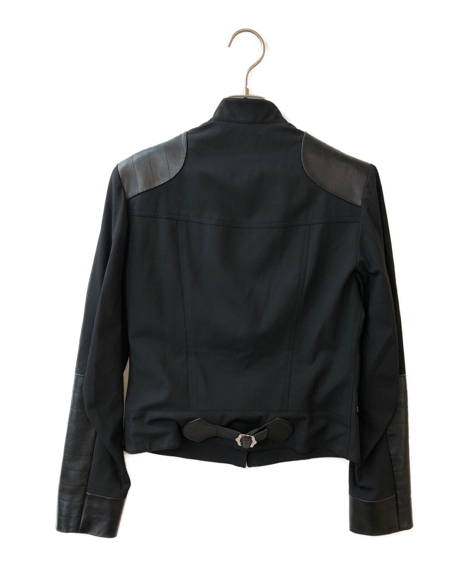 Christian Dior BOUTIQUE (クリスチャン ディオールブティック) シングルライダースジャケット ブラック サイズ:S
