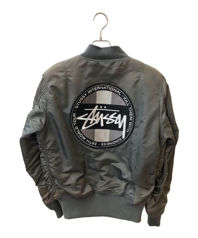 中古・古着通販】stussy (ステューシー) ALPHA (アルファ) 35TH MA-1 
