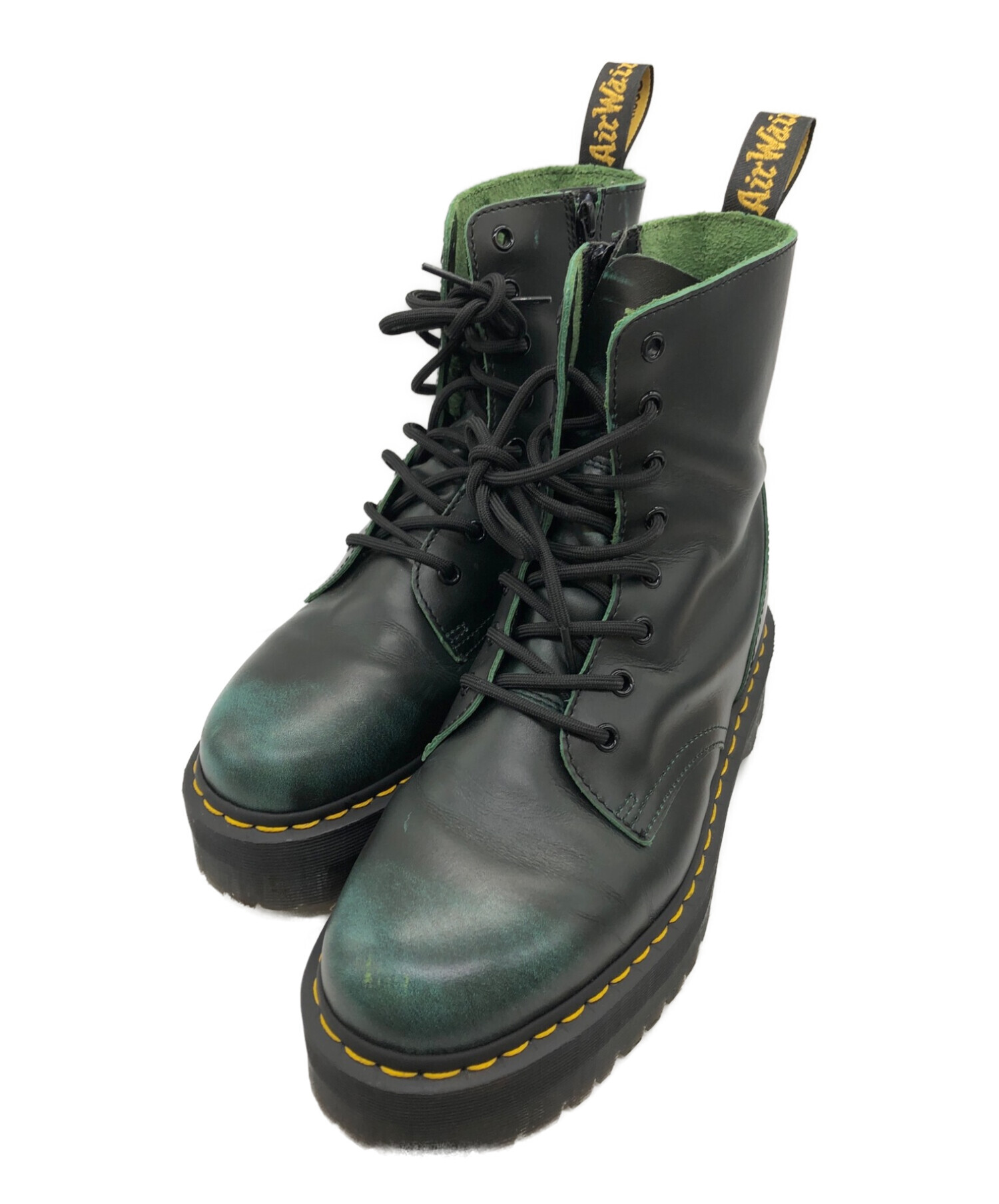 ドクターマーチン　jadon uk9 Dr. Martens Jadon Lined 8 Eye Platform Boots Size 9 UK / 11 US