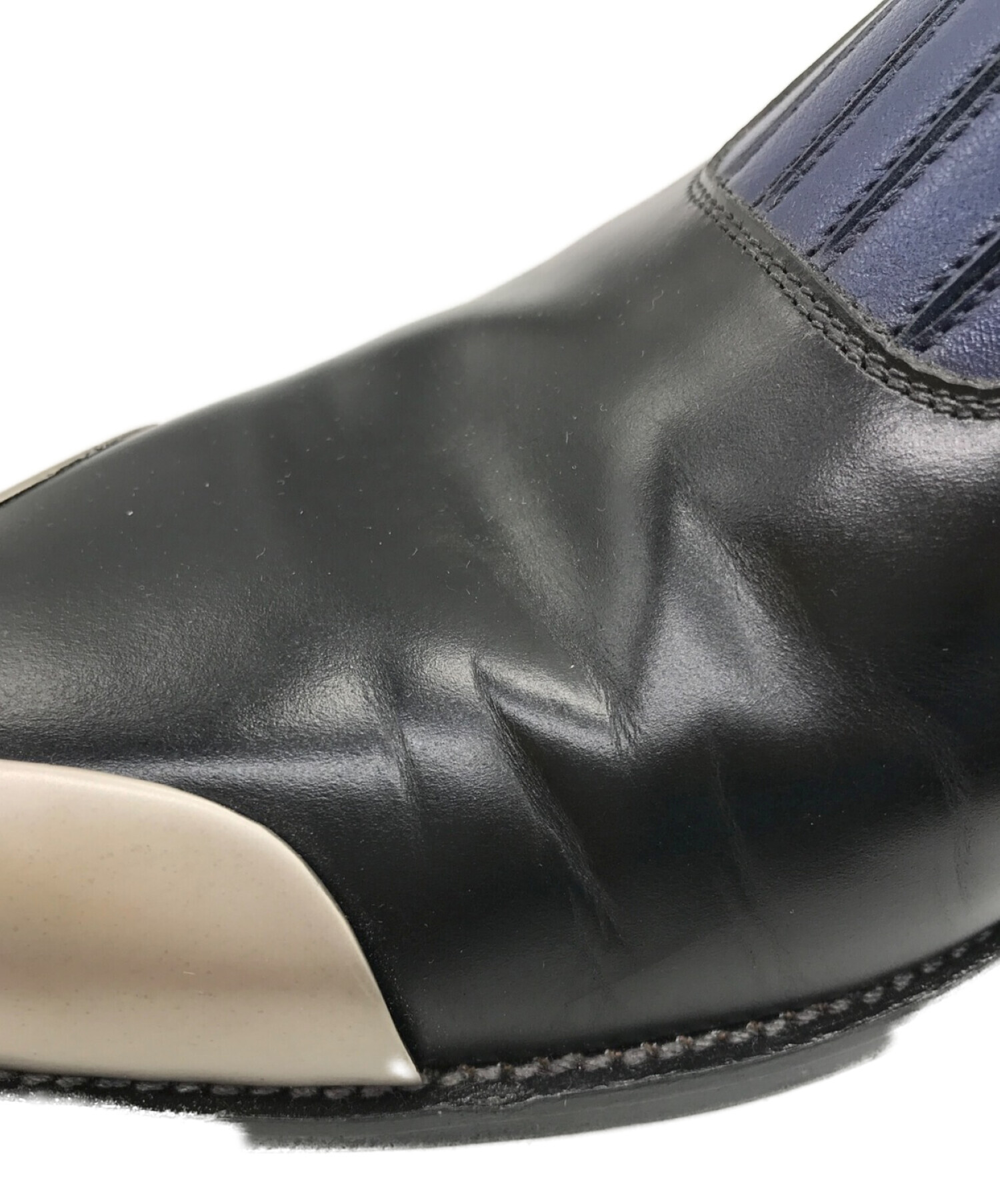 中古・古着通販】BALENCIAGA (バレンシアガ) フロントゴアレザー 