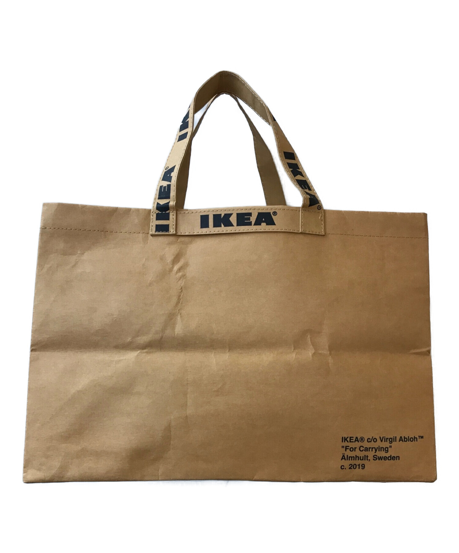 IKEA 紙バック 大・小セット ヴァージル・アブロー - トートバッグ