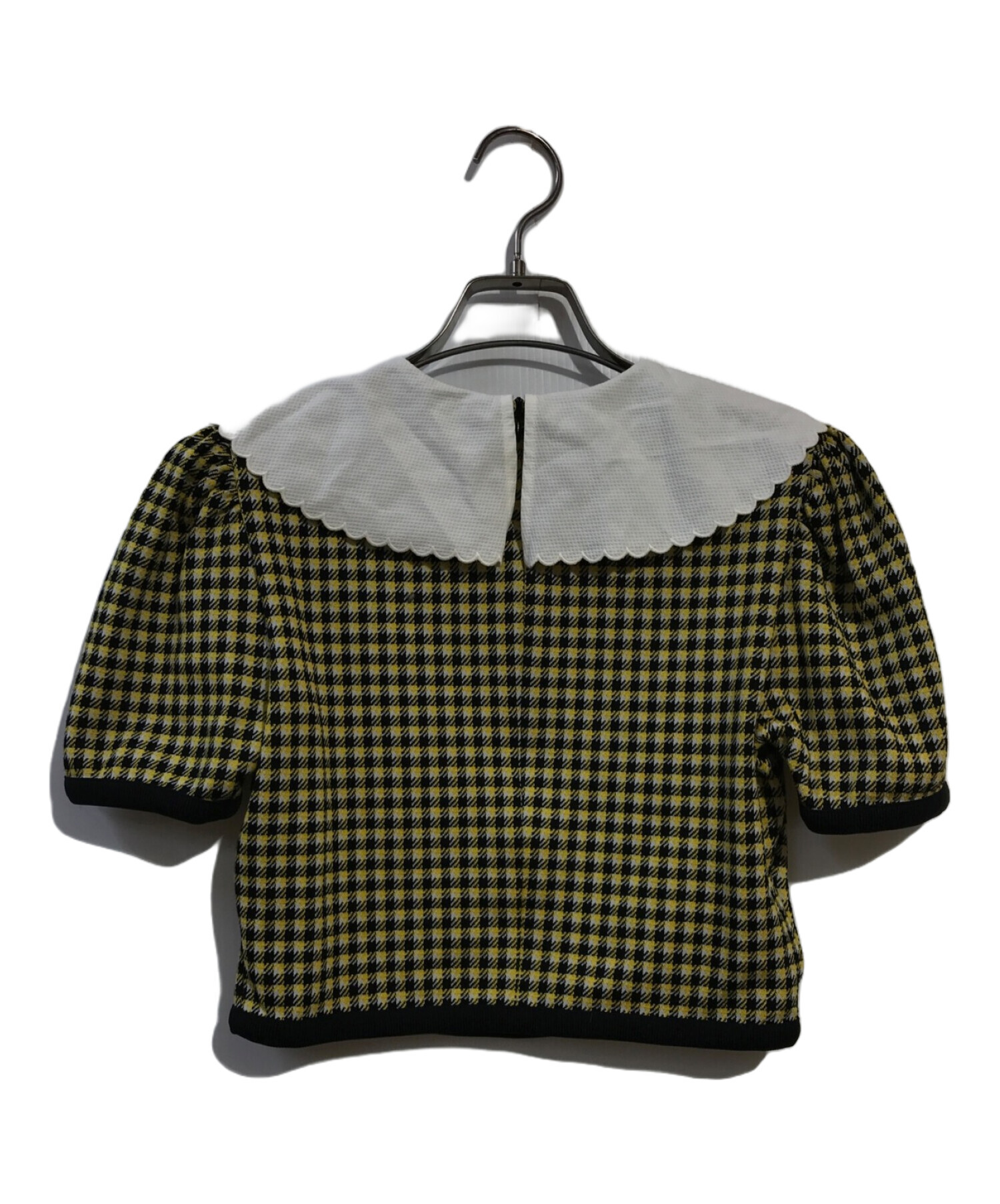 中古・古着通販】MIU MIU (ミュウミュウ) チェックニットセットアップ 