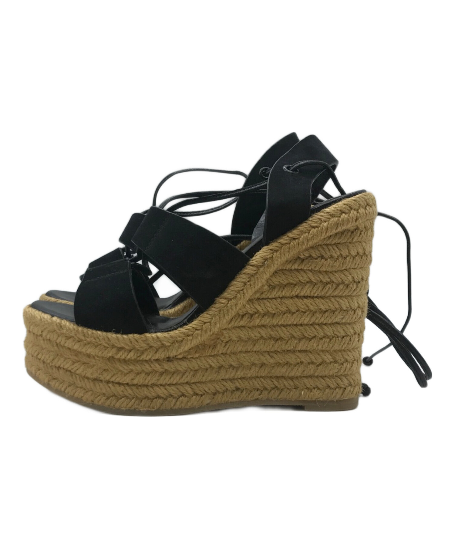 SAINT LAURENT PARIS ウエッジソールサンダル