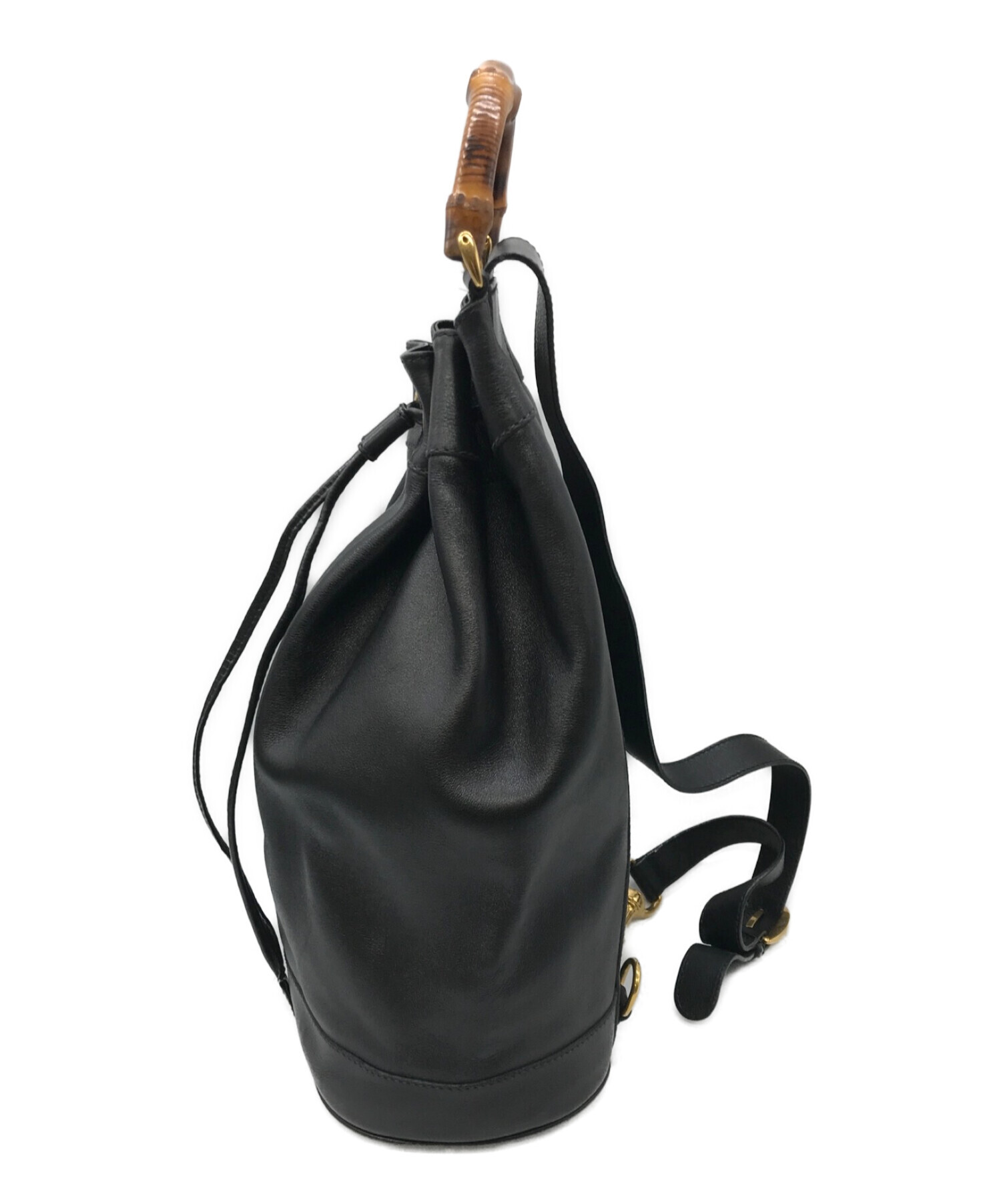 中古・古着通販】GUCCI (グッチ) バンブーハンドルレザースリング  