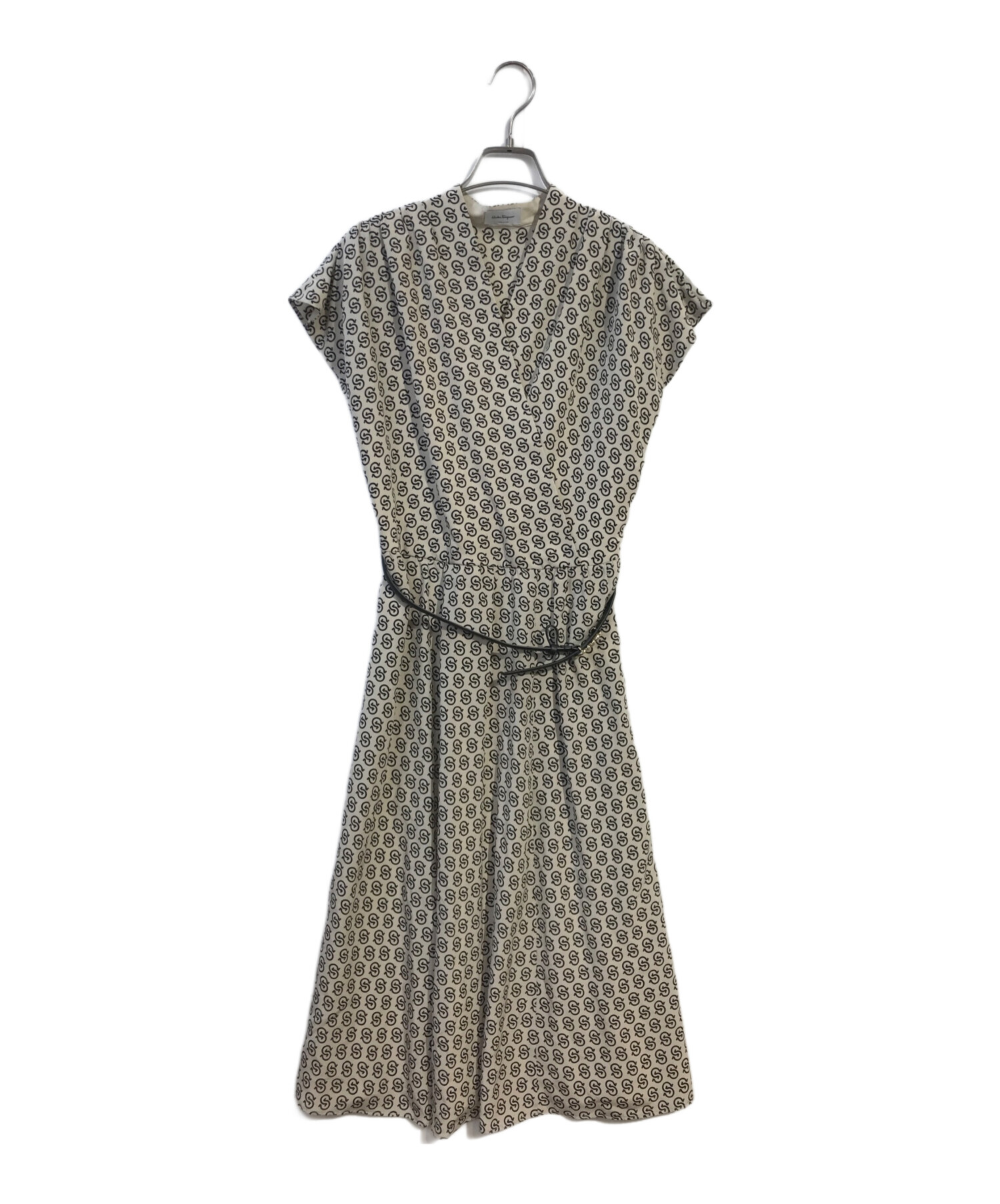 【Salvatore Ferragamo】 ワンピース ノースリーブ 40サイズ Salvatore Ferragamo】ワンピースノースリーブ40サイズ