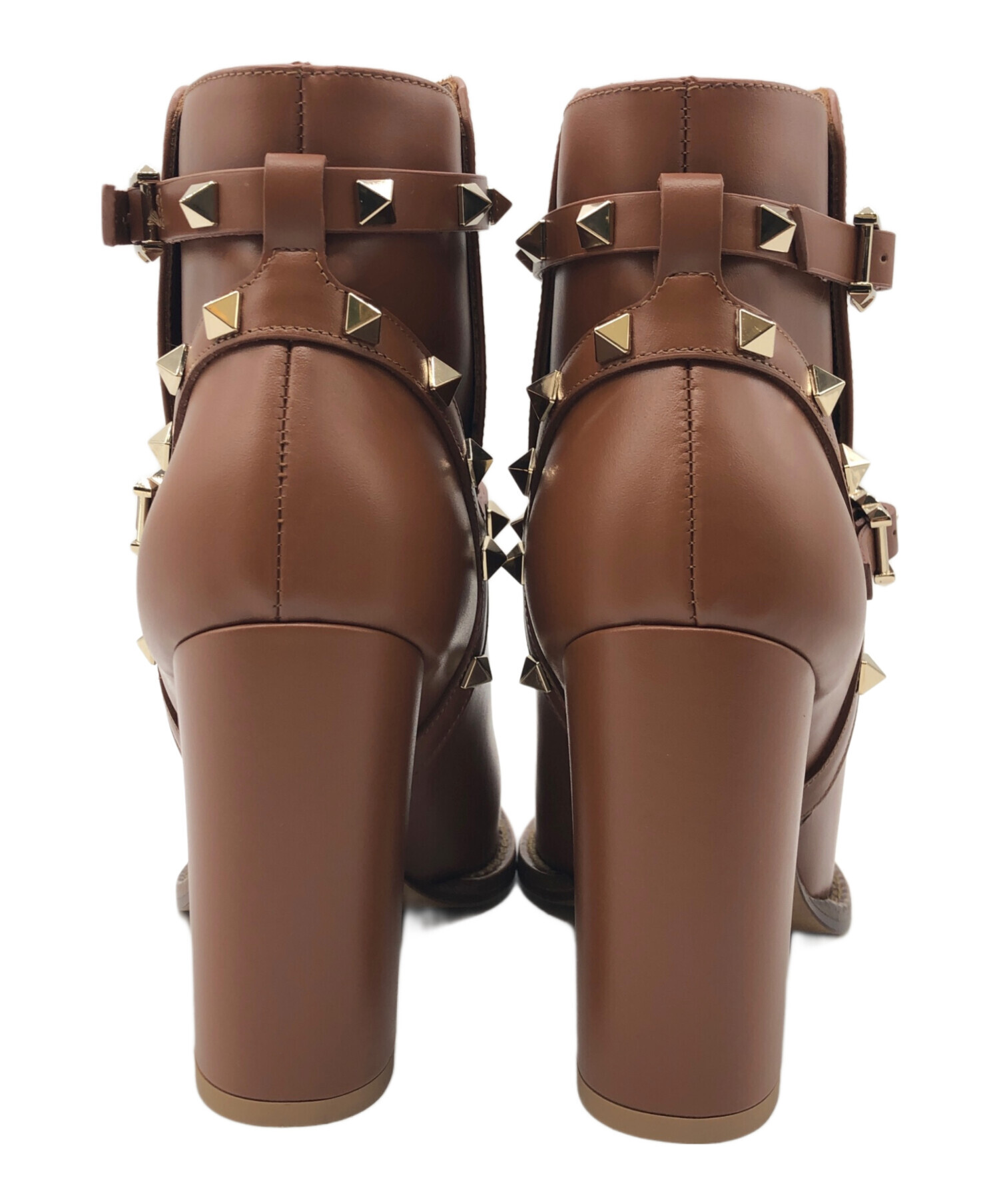 ヴァレンティノ ガラヴァーニ ロックスタッズ ショートブーツ ハイヒール 37 ヴァレンティノ ガラヴァーニ ロックスタッズ ショートブーツ