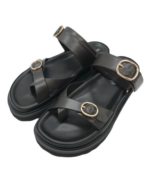 ネブローニ リネン パイソン コンビバックストラップパンプス 37.5 ネブローニ 未使用級✨リネン パイソン コンビバックストラップ