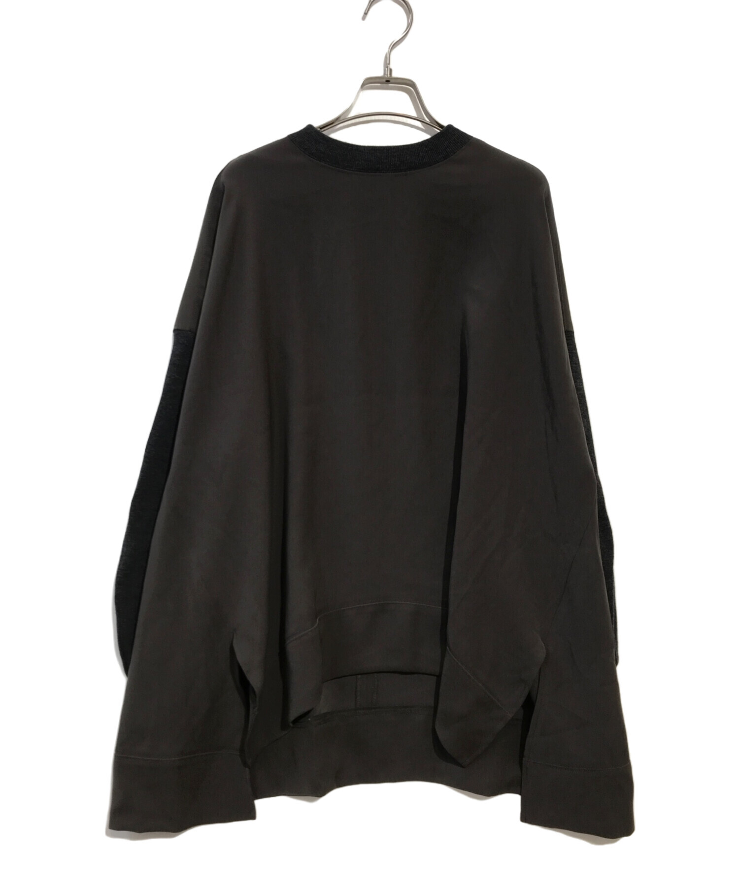 中古・古着通販】ENFOLD (エンフォルド) CURVE-HEM KNIT SLEEVE 