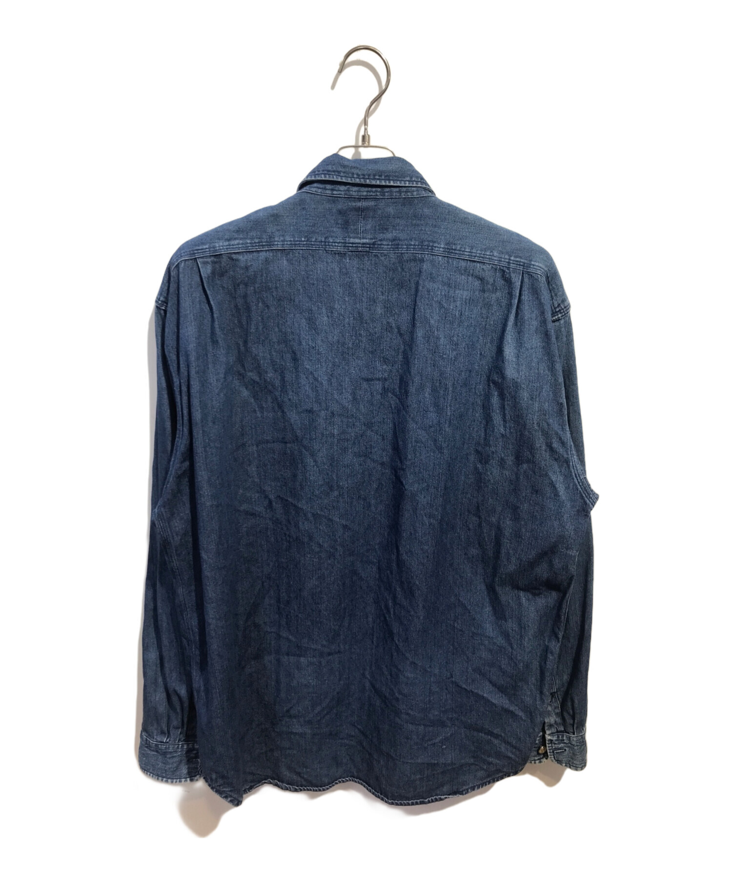 中古・古着通販】RRL (ダブルアールエル) 三ツ星タグデニムシャツ 