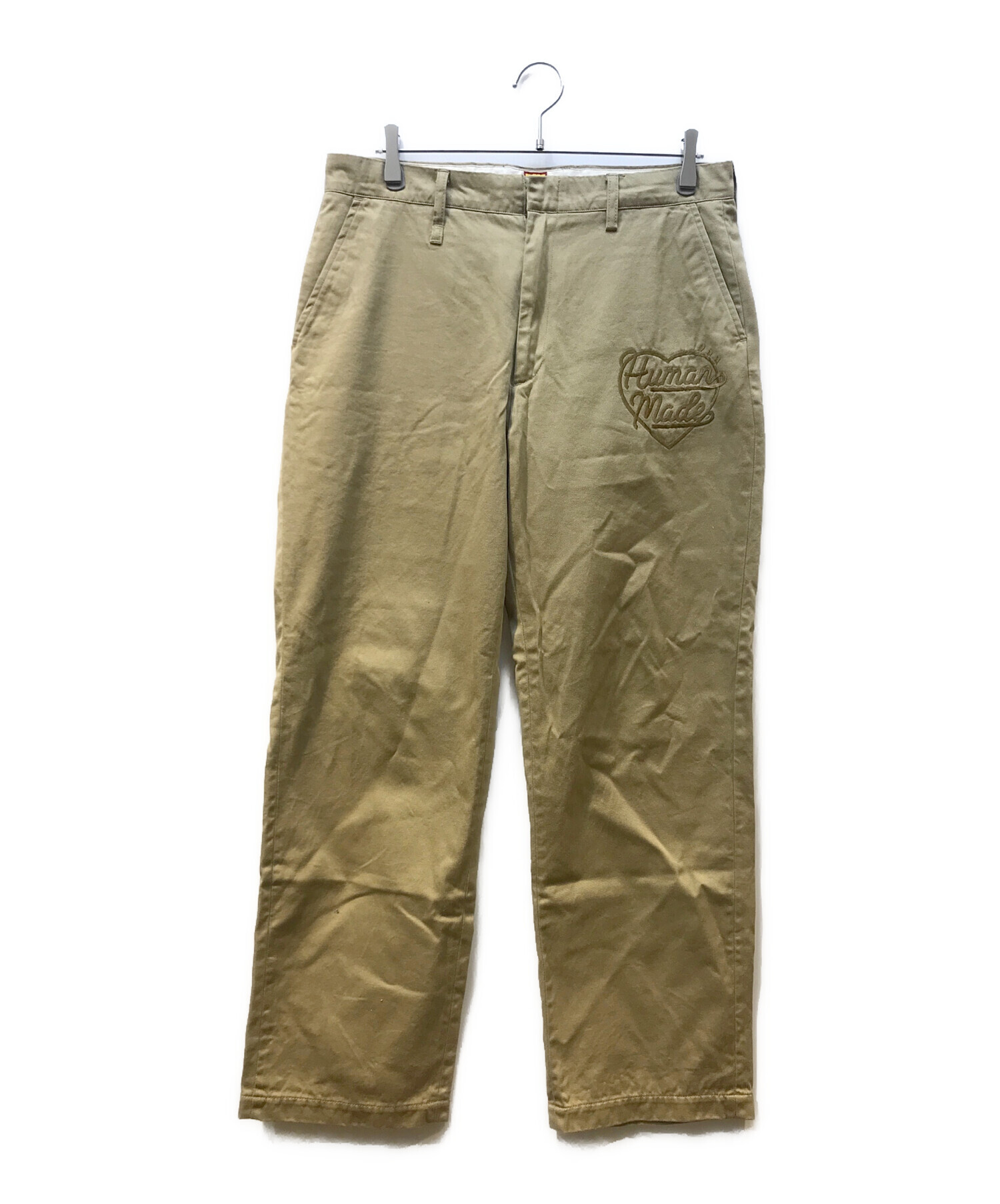 中古・古着通販】HUMAN MADE (ヒューマンメイド) ハートロゴチノパン 