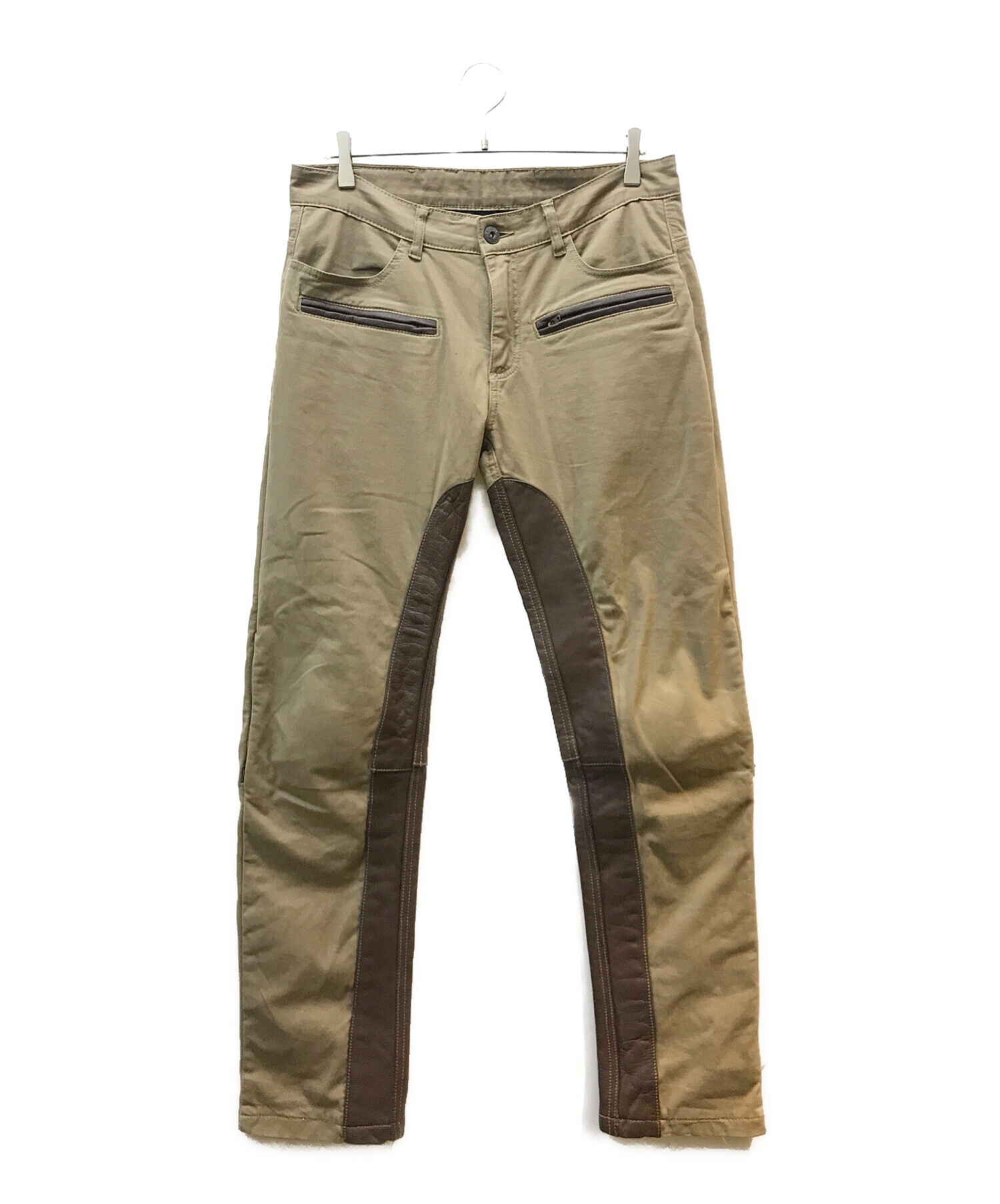 デグナー DEGNER パンツ Lサイズ degner (デグナー) レザー切替 デグナー DEGNER パンツ Lサイズ degner (デグナー) レザー切替