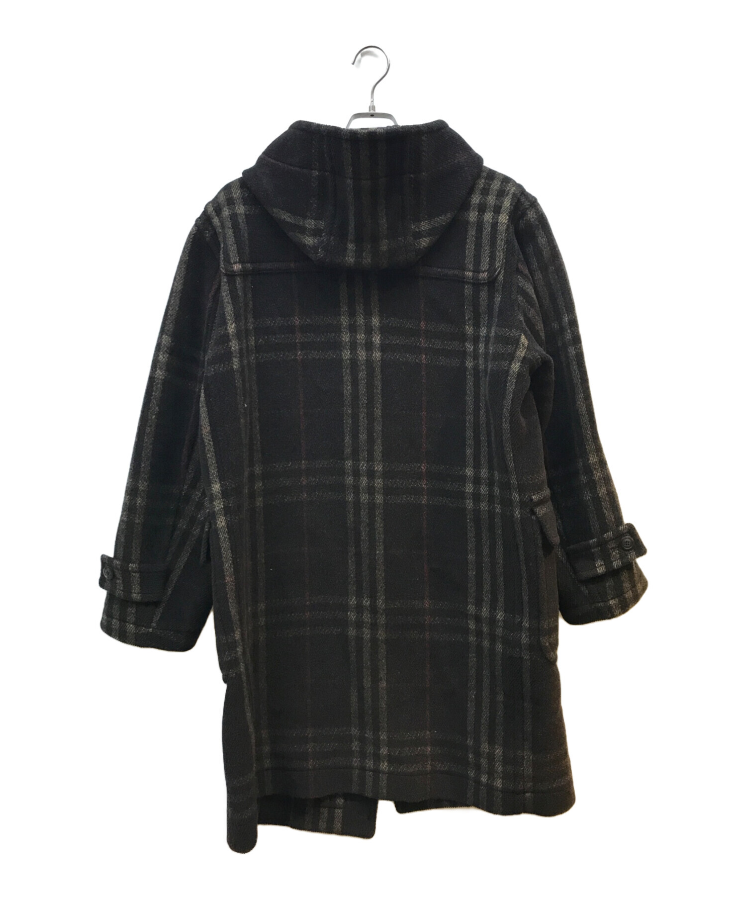 美品⭐️バーバリーロンドン ノバチェック 高級ダッフルロングコート グレー L 美品⭐️バーバリーロンドン ノバチェック 高級ダッフルロングコート