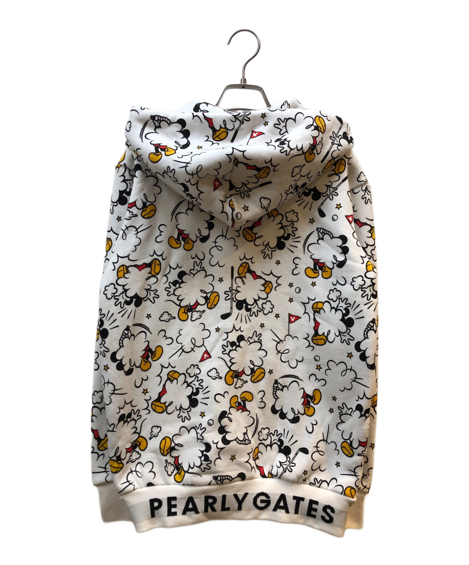 一度のみ着用☆PEARLY GATES☆ホワイト☆ゴルフスカート☆サイズ2 が 