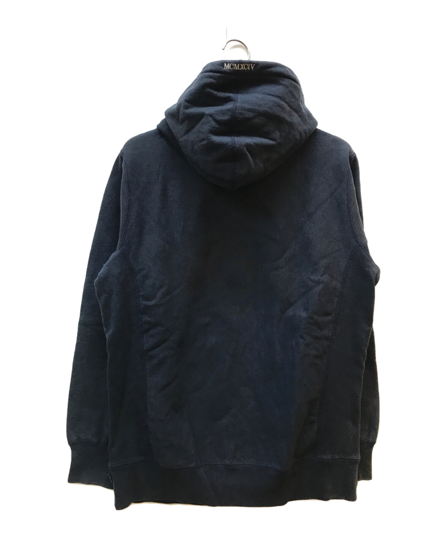 中古・古着通販】SUPREME (シュプリーム) パイルロゴパーカー ネイビー 