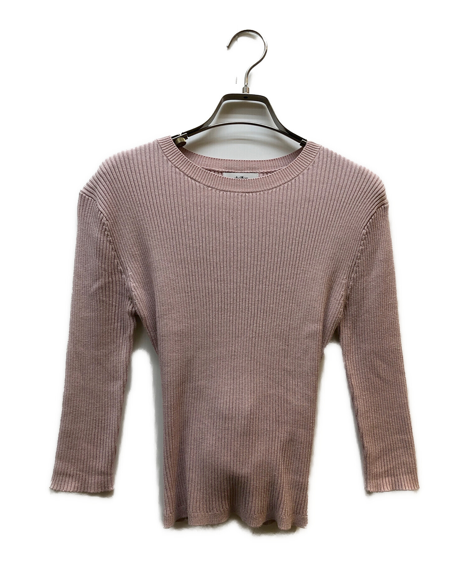 Shellerシェリエバックレースアップニットトップス