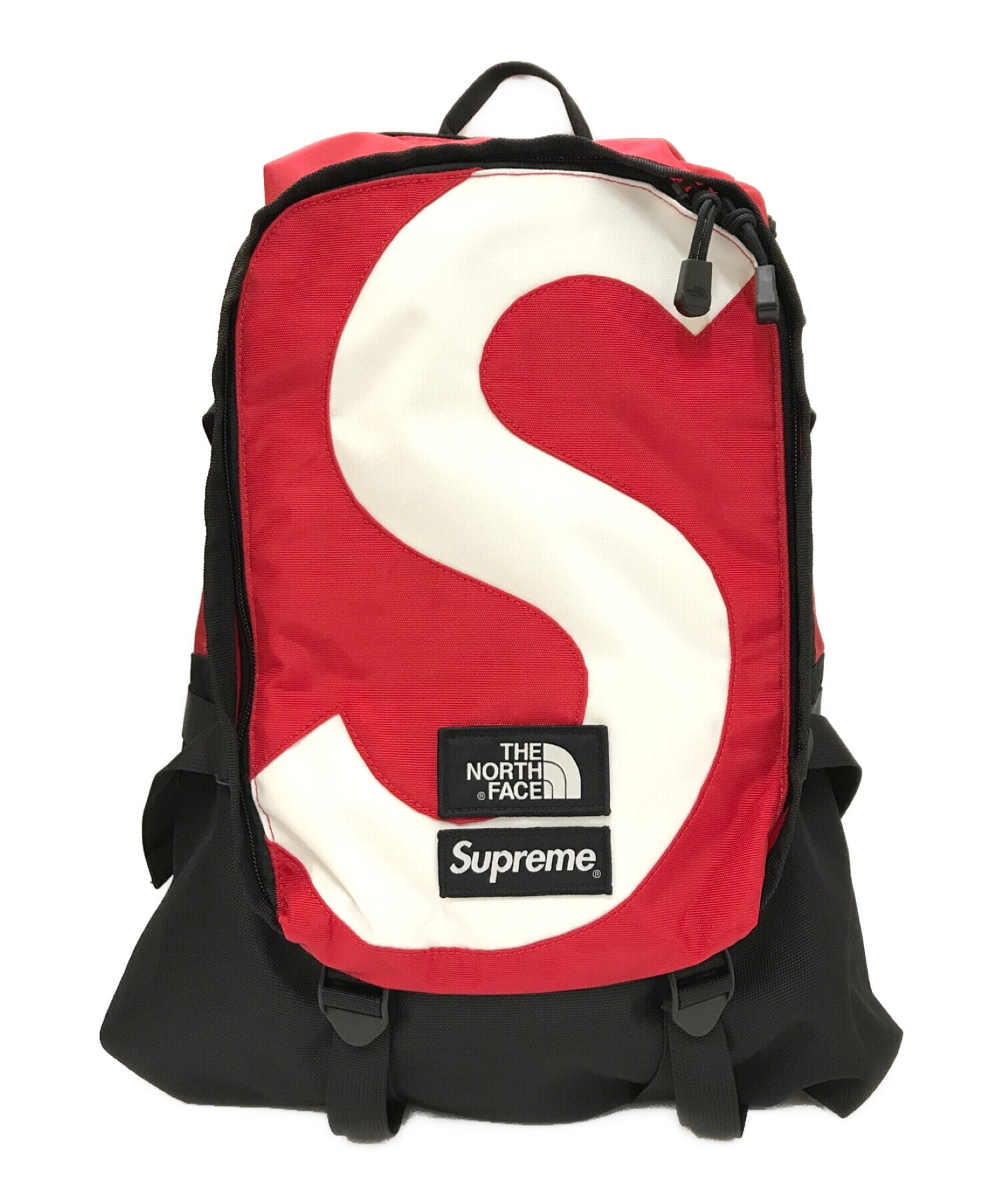 SUPREME×THE NORTH FACE (シュプリーム × ザノースフェイス) S Logo Expedition Backpack レッド  未使用品