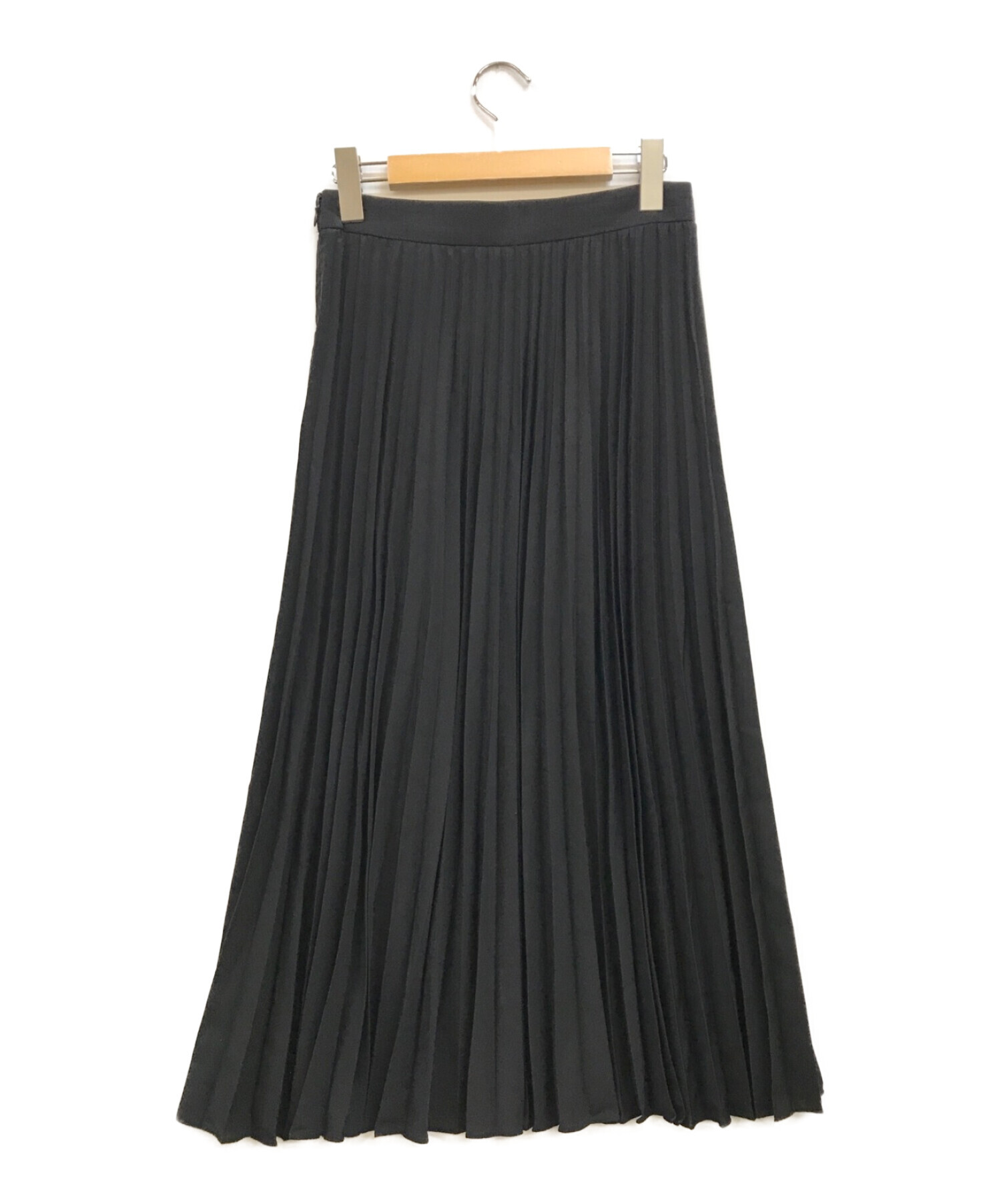 MIU MIU (ミュウミュウ) プリーツスカート ブラック サイズ:40