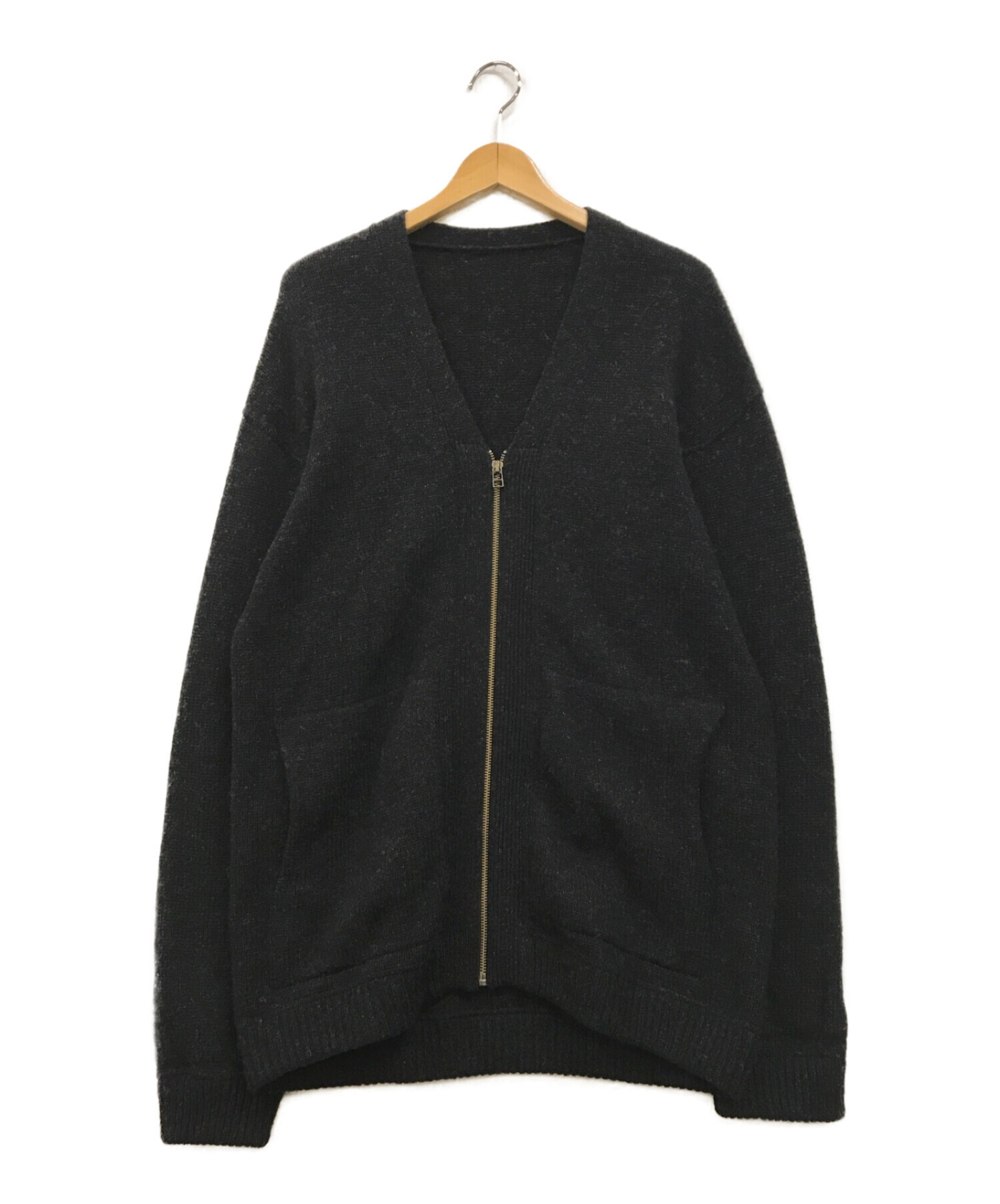 crepuscule (クレプスキュール) Whole Garment V/N Zip Cardigan ブラック サイズ:2