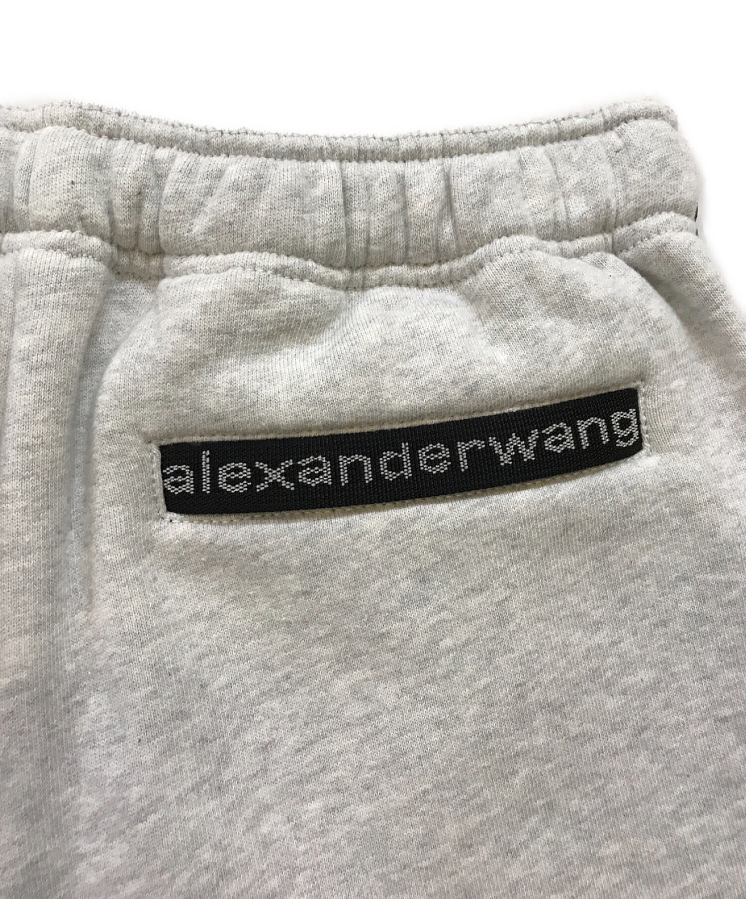 ALEXANDER WANG (アレキサンダーワン) ハイブリッドカーゴパンツ ブラック×グレー サイズ:XS 未使用品