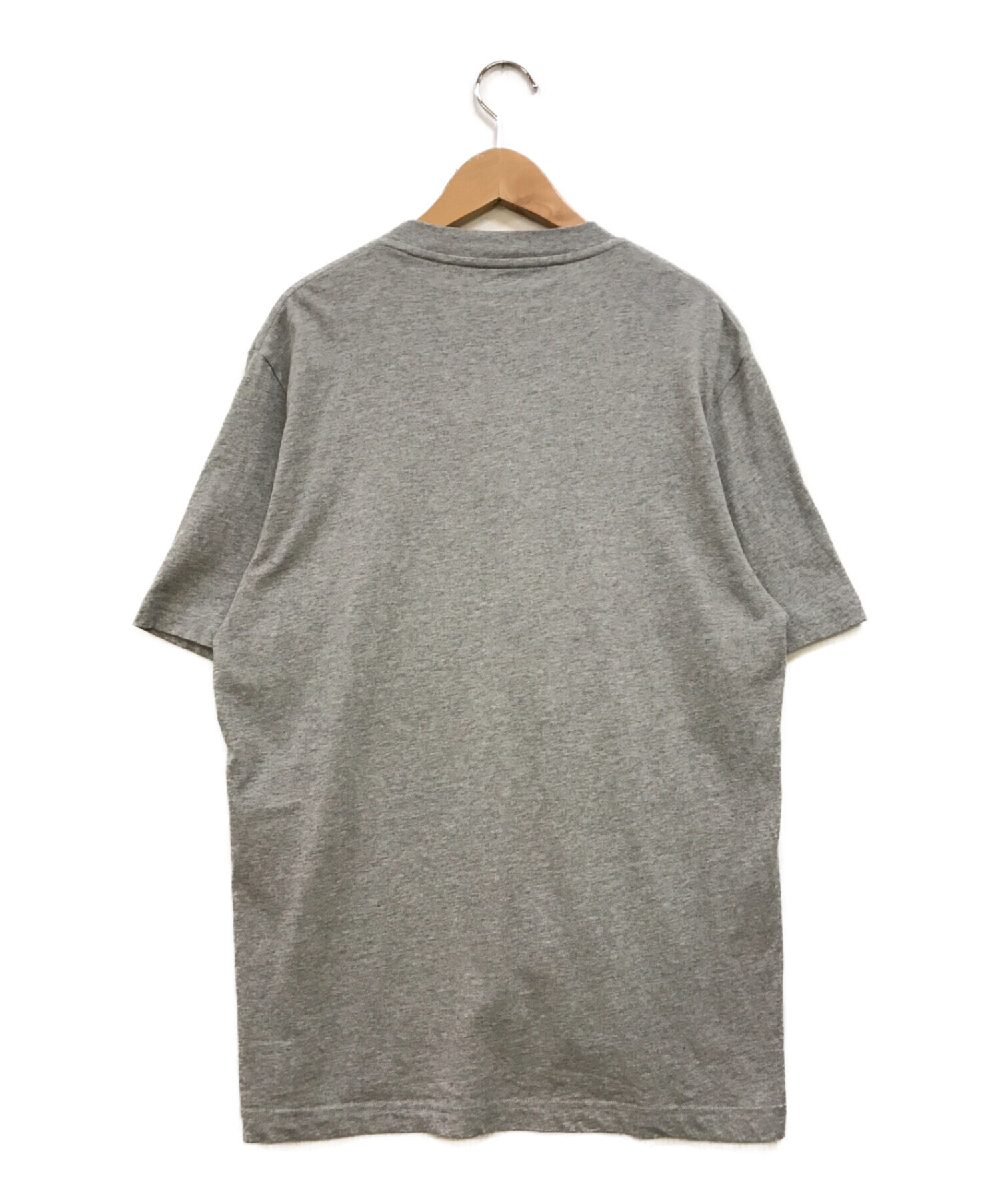 BALENCIAGA (バレンシアガ) クルーネックフレアTシャツ グレー サイズ:XL