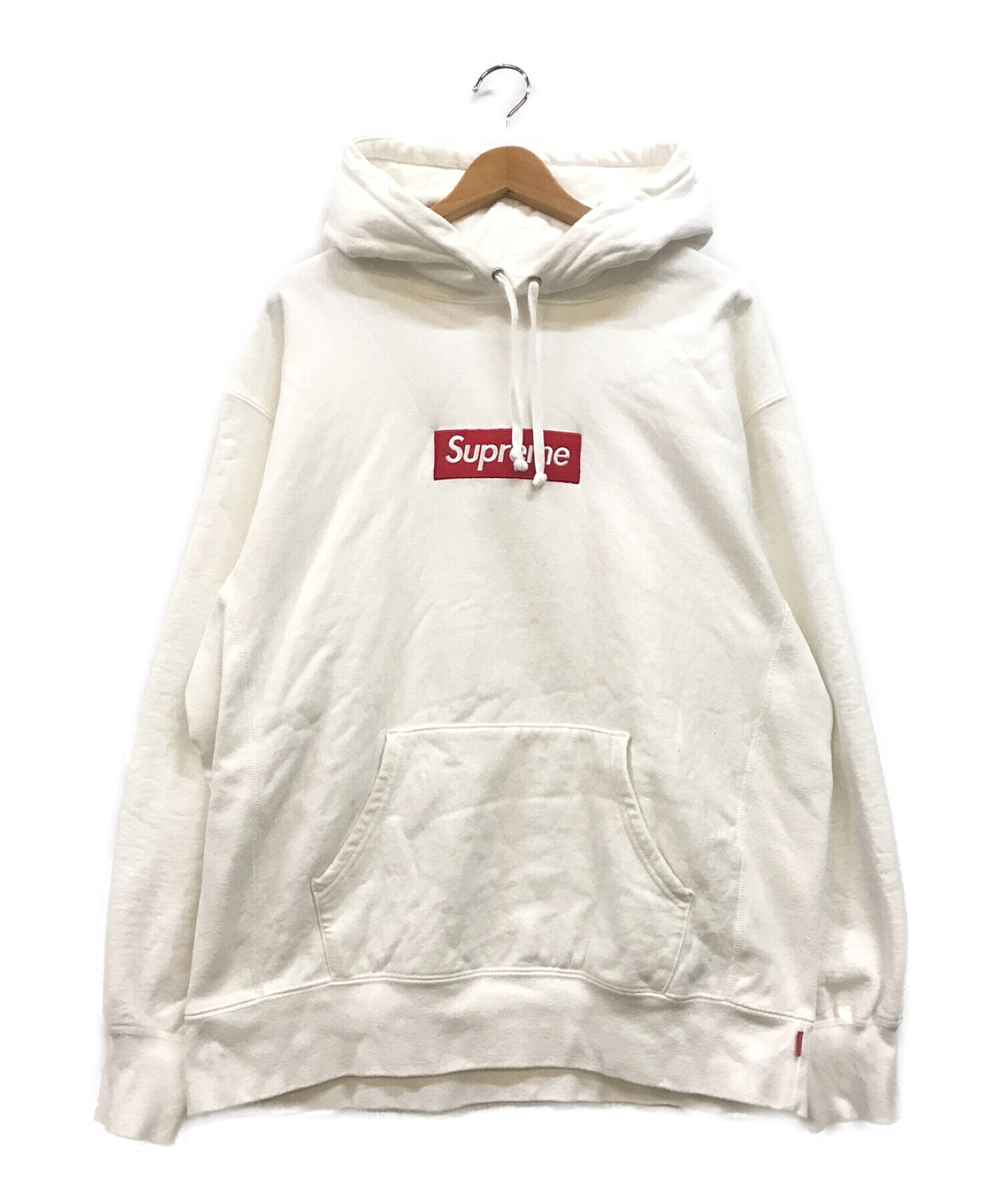 SUPREME (シュプリーム) Box Logo Hooded Sweatshirt ホワイト サイズ:L