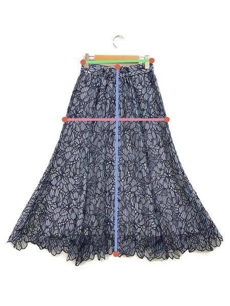 ジャスグリッティー　デジタルプリントフレアスカート　サイズ1　美品