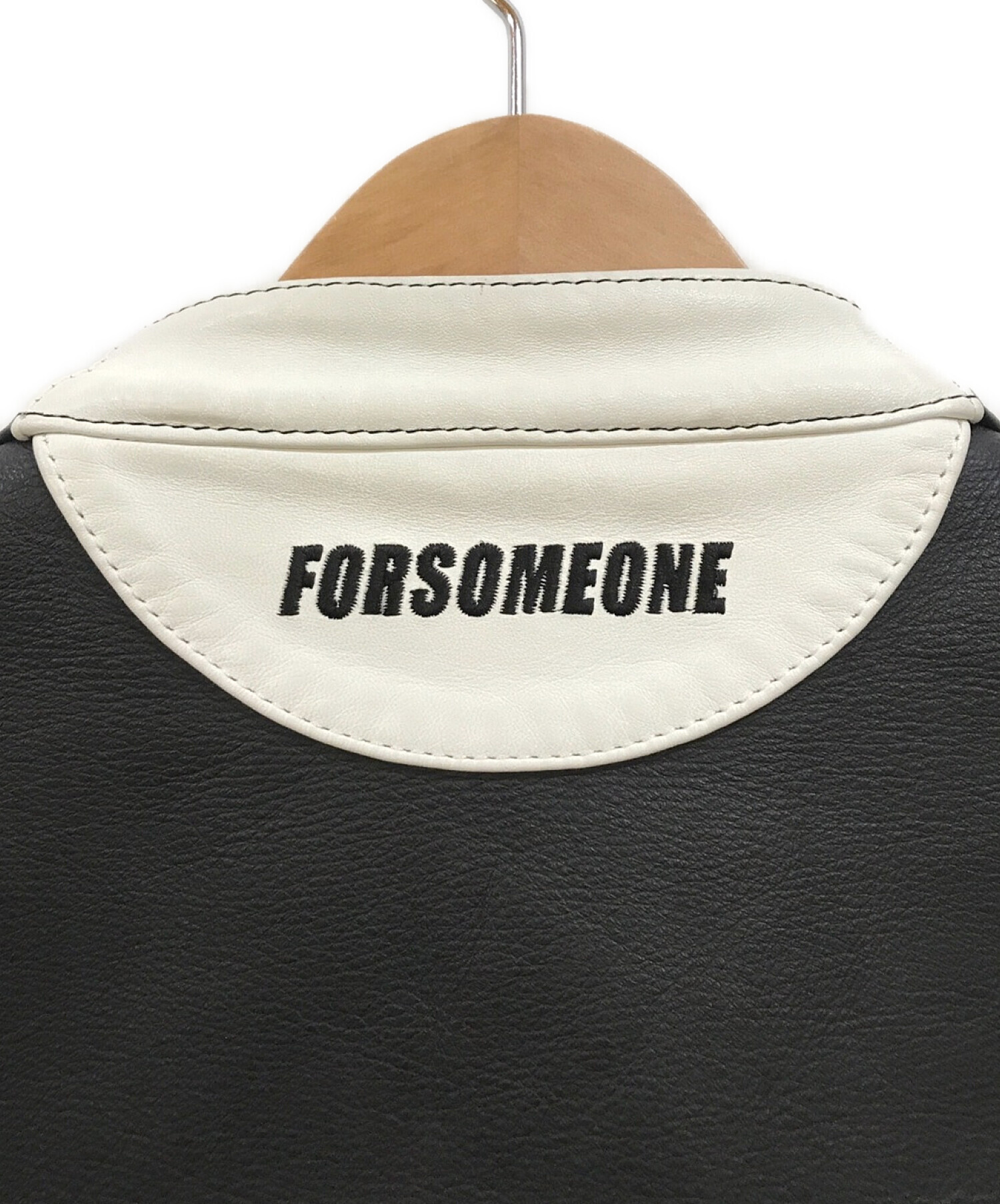 FORSOMEONE (フォーサムワン) レーシングジャケット ブラック サイズ:46
