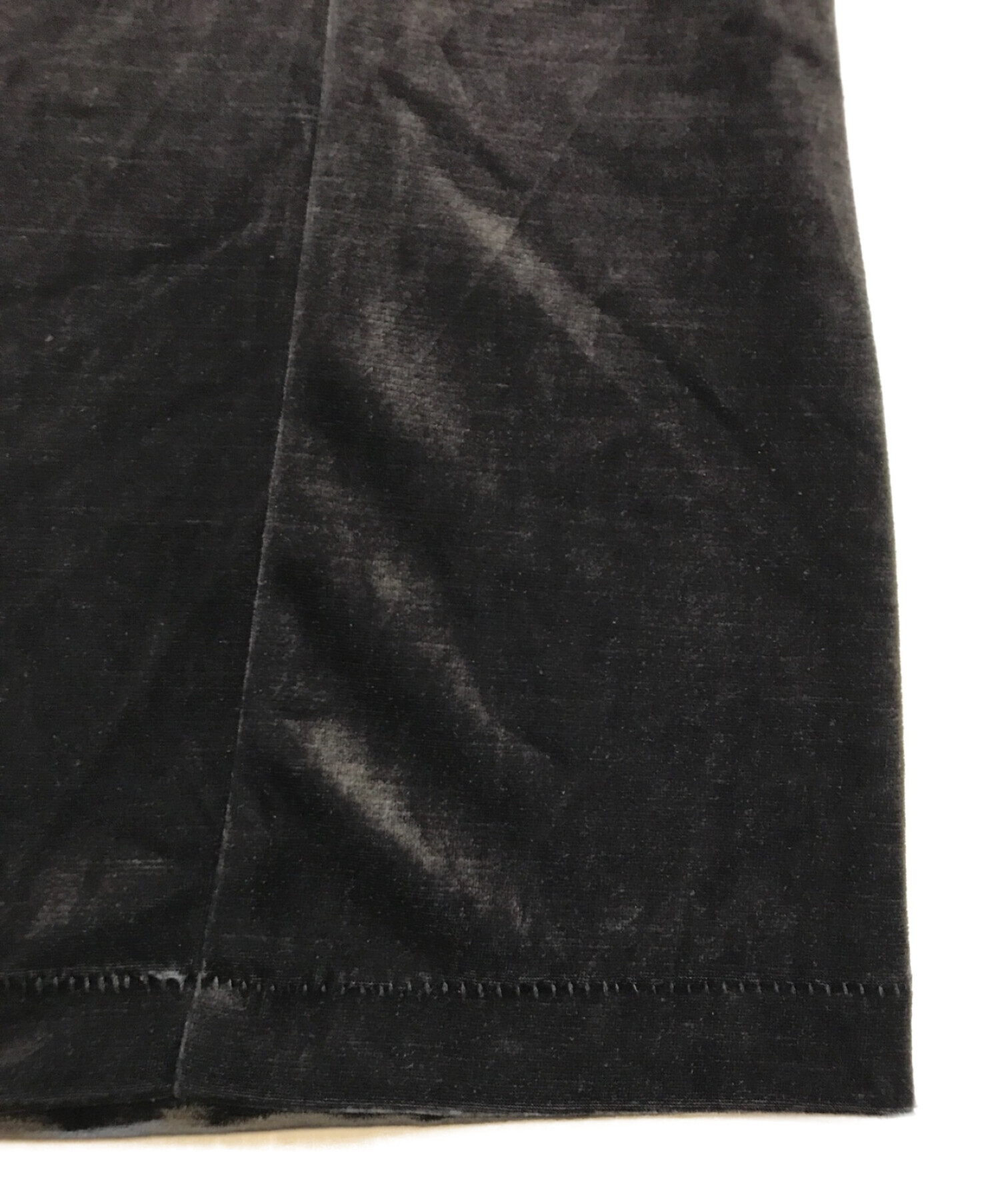 BACCA (バッカ) inner piece ベロアジャージー ロングスカート ブラック サイズ:34 未使用品