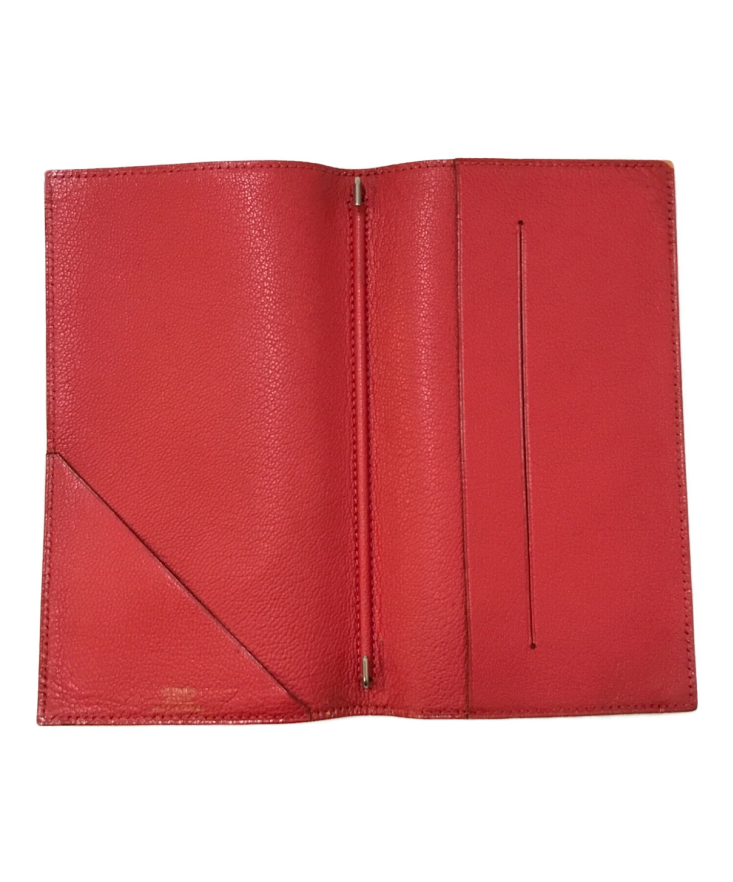 HERMES エルメス アジェンダ GM 手帳カバー レッド パスポート