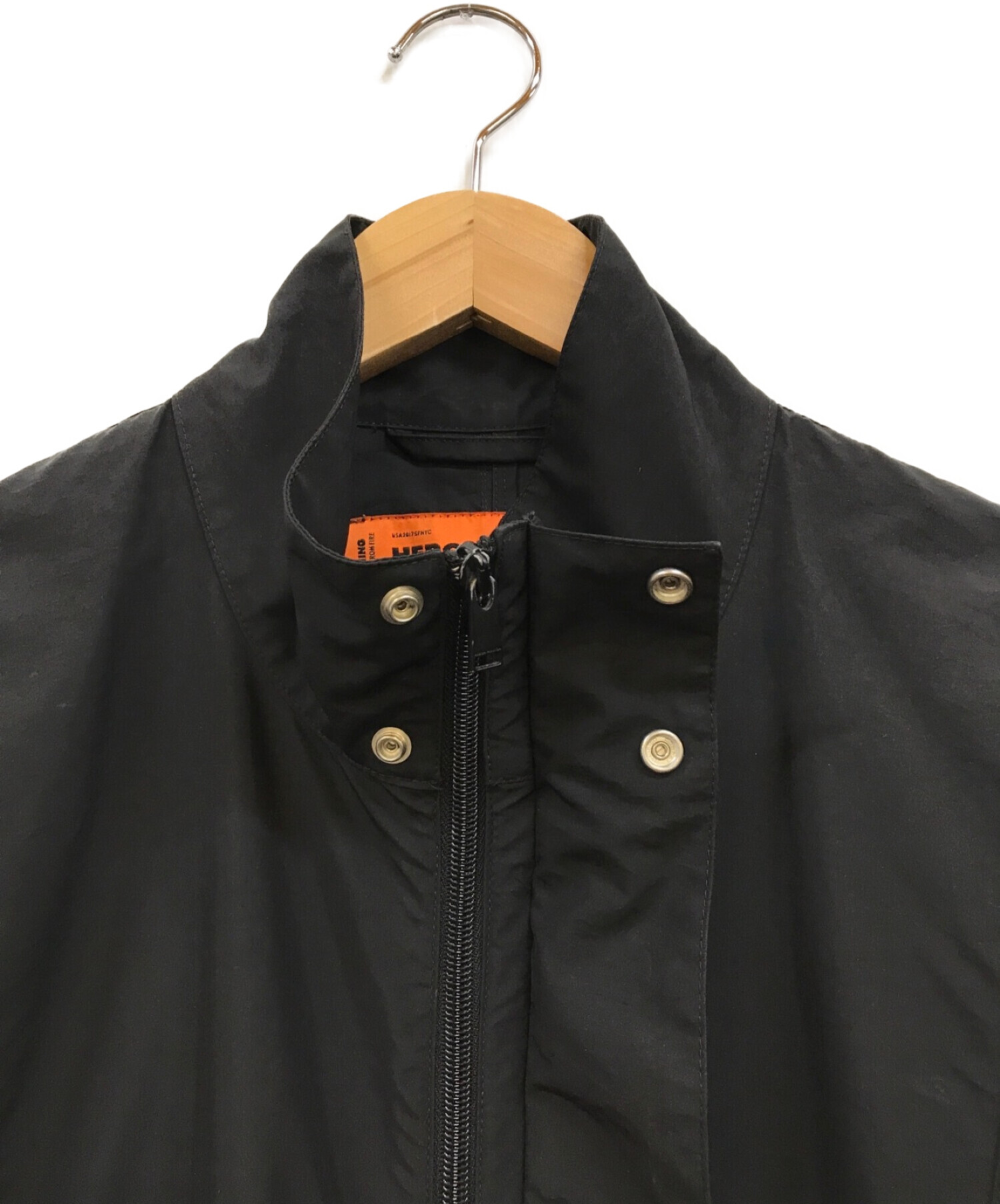 HERON PRESTON (ヘロンプレストン) ナイロンジャケット ブラック サイズ:M