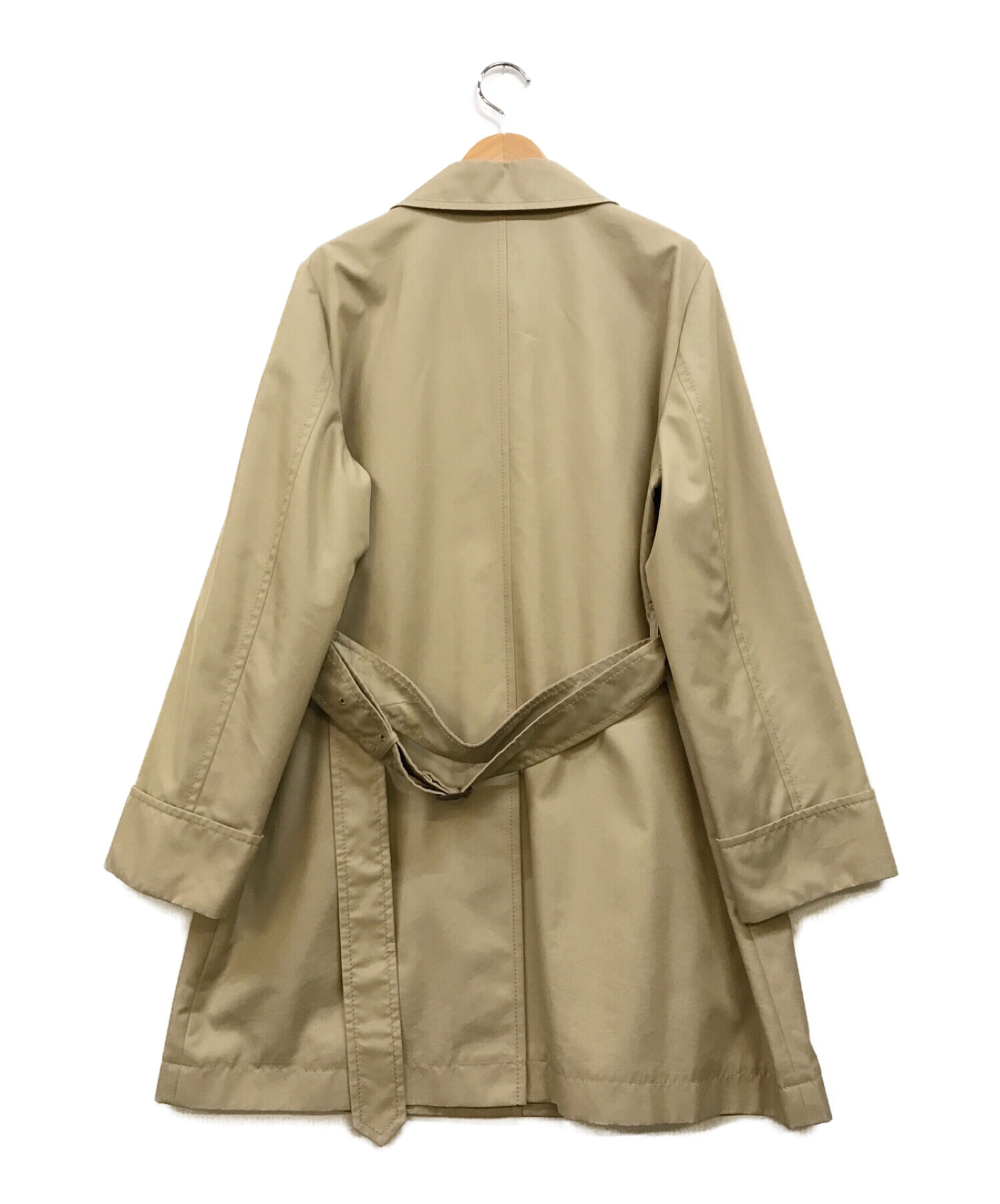 未使用級】アクアスキュータム英国製カシミヤ100% ロングコートXL