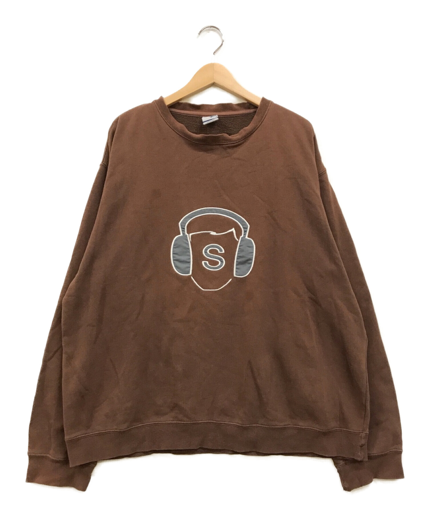 stussy ステューシー スウェット ブラウン 茶色 バックロゴ stussy ステューシー スウェット ブラウン 茶色 バックロゴ