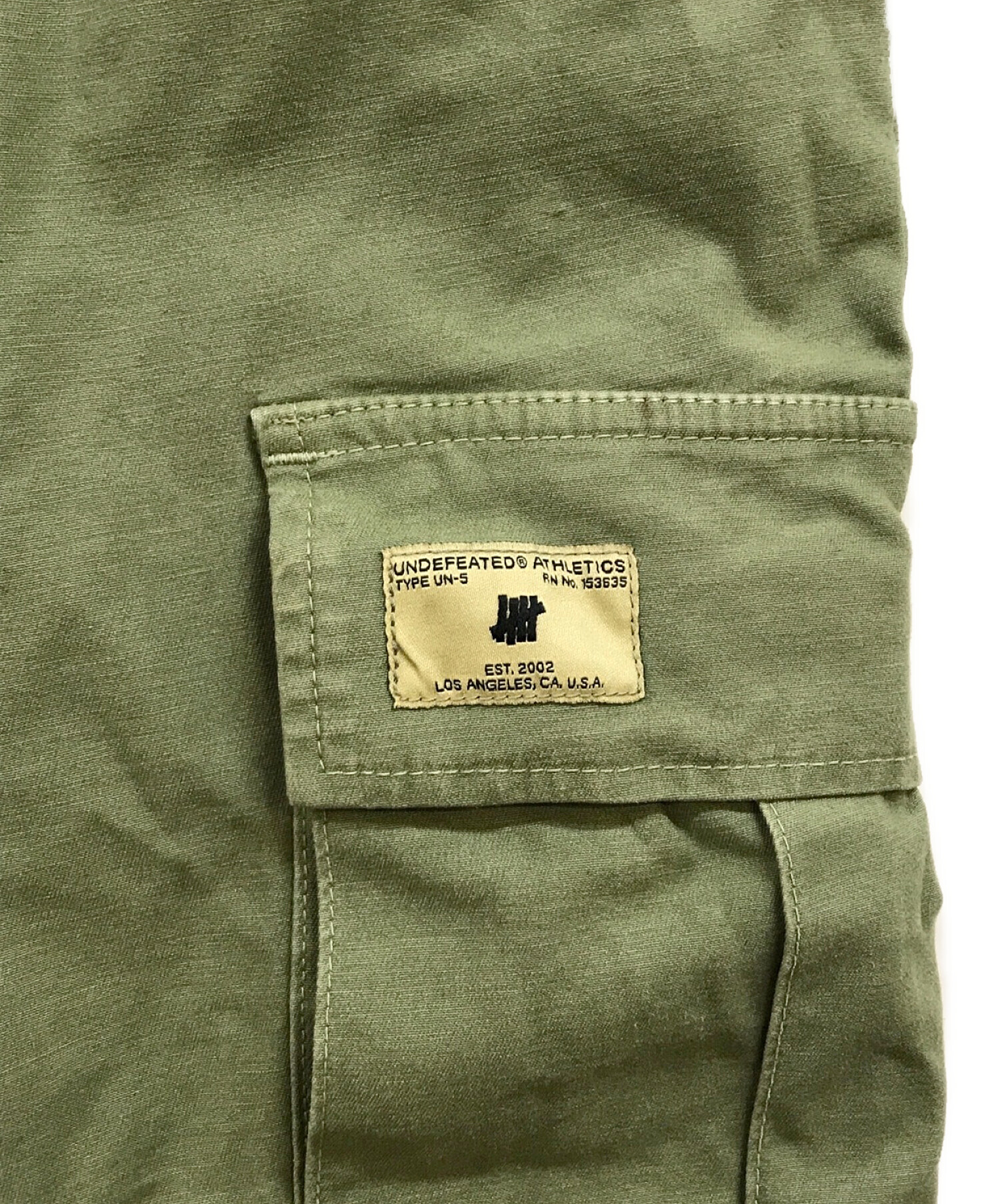 UNDEFEATED CAMO CARGO SHORT SIZE 34 アンディフィーテッド カモ柄