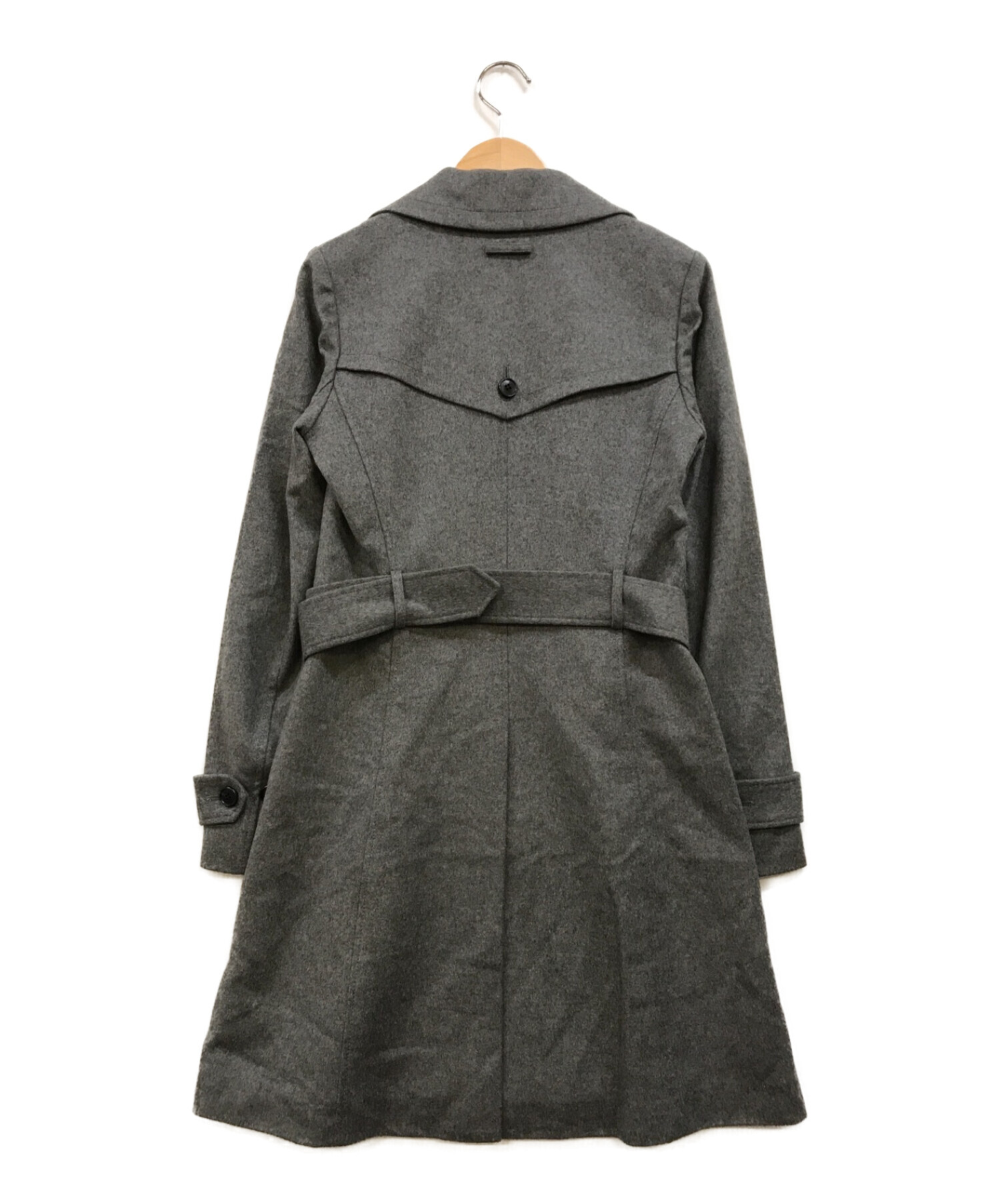 中古・古着通販】theory (セオリー) カシミヤトレンチコート グレー 