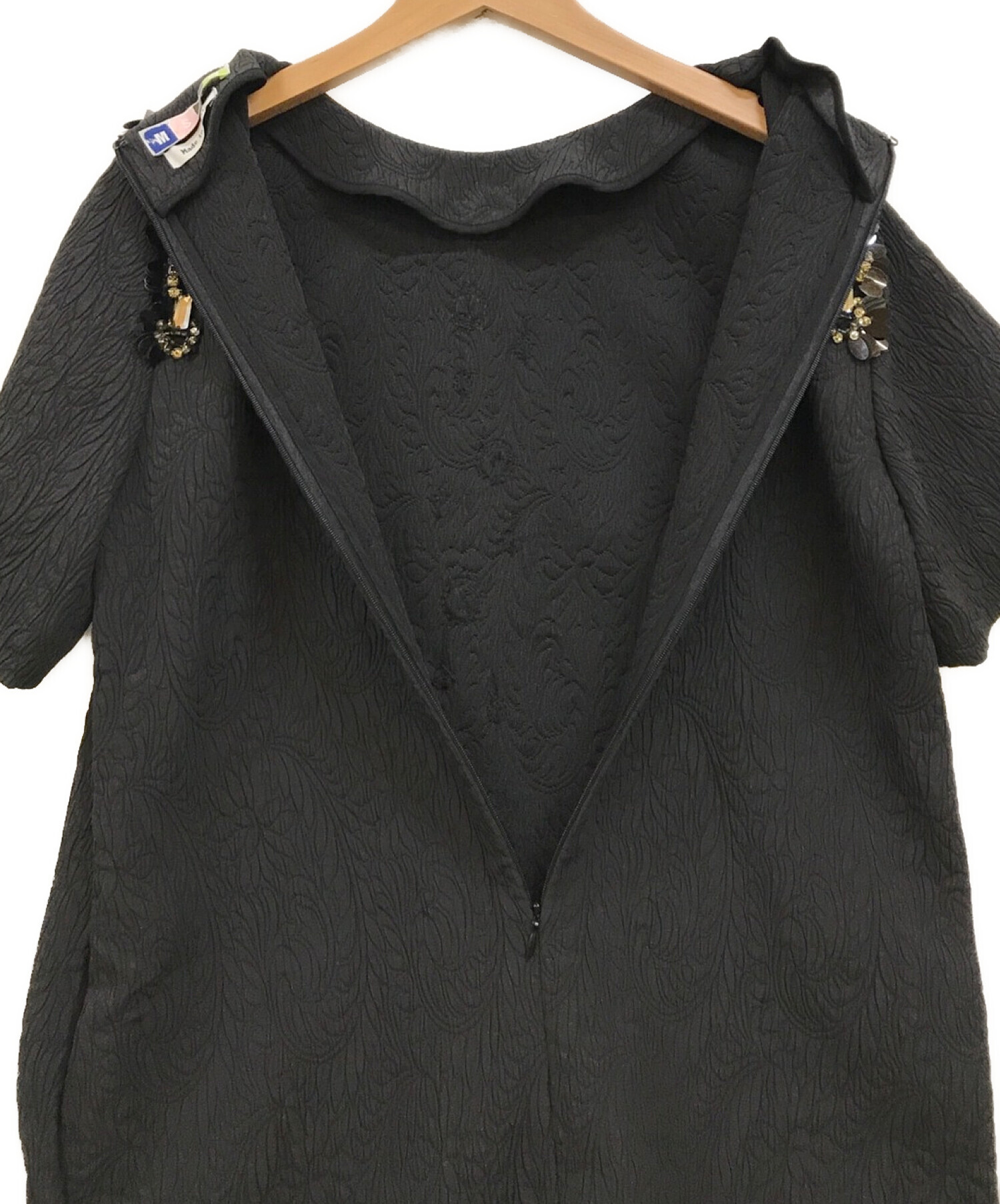 中古・古着通販】MSGM (エムエスジーエム) ビジュー付きジャガード  