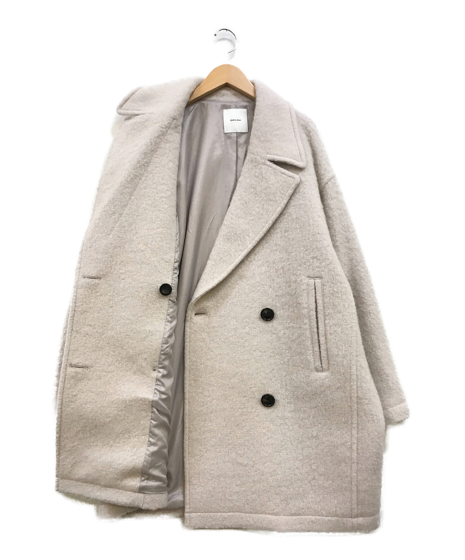 新品】Spick and Span ミドルシャギーコート 38サイズ ミドルシャギー