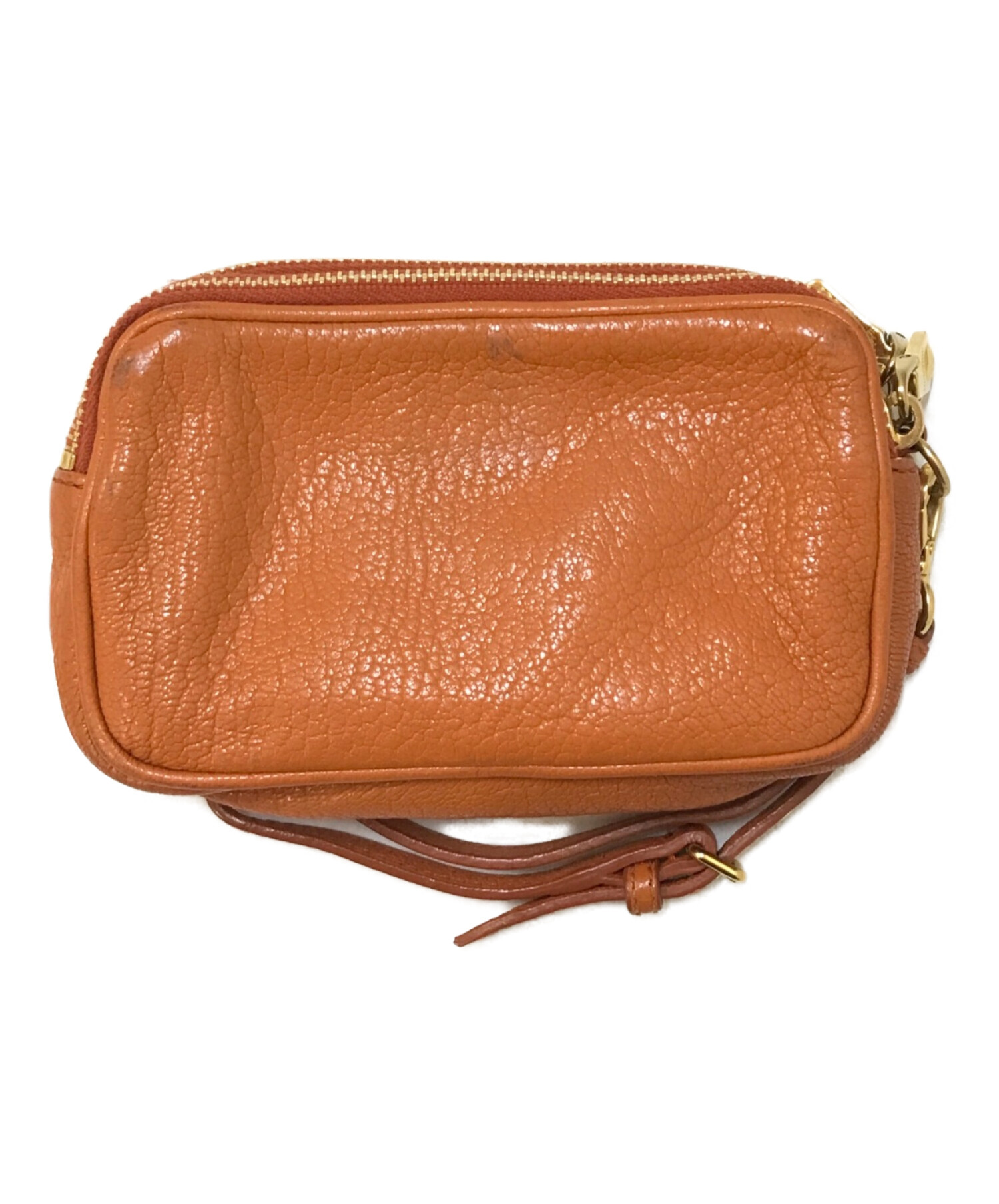 中古・古着通販】MIU MIU (ミュウミュウ) ビジューレザーポーチ 