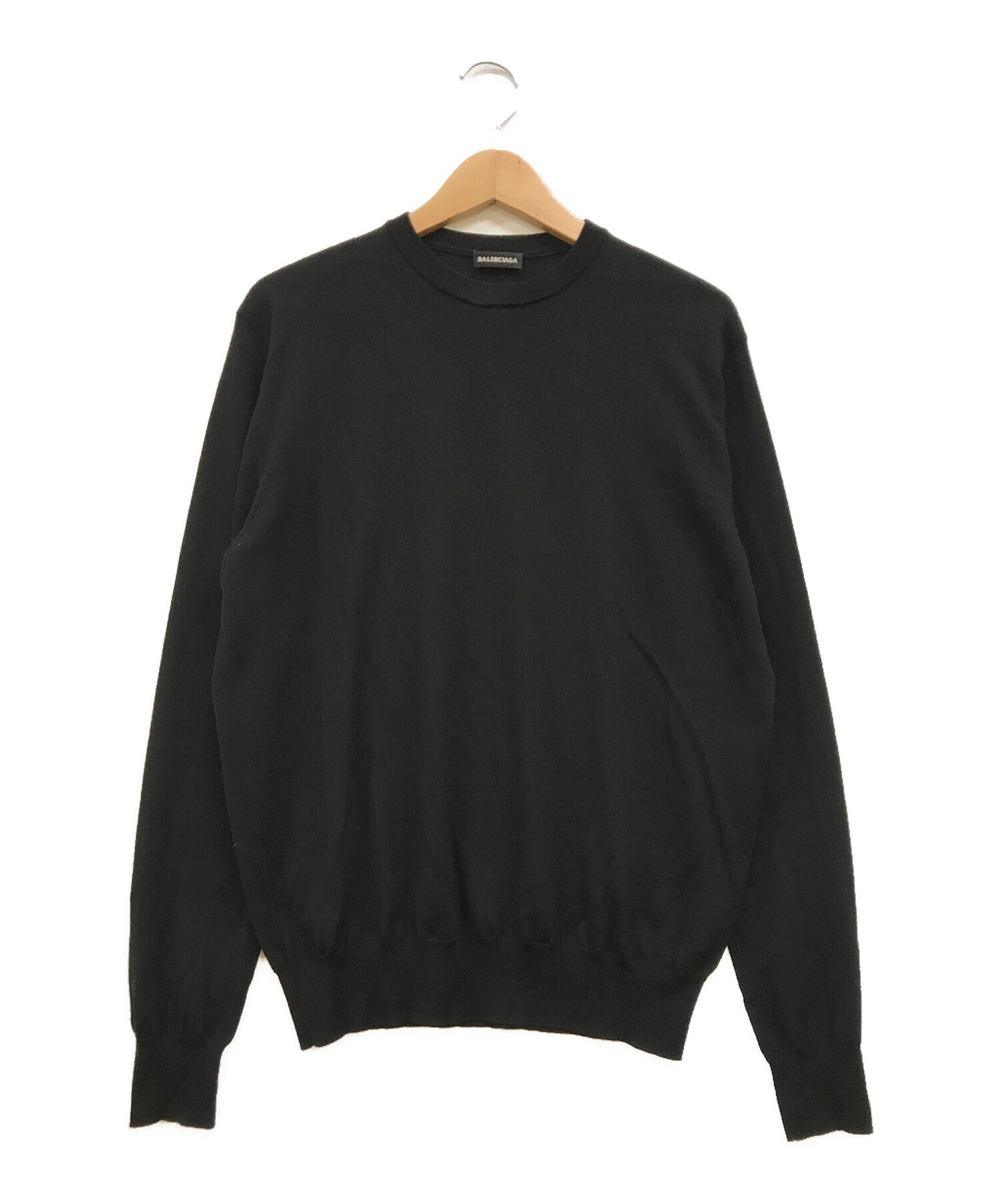 中古・古着通販】BALENCIAGA (バレンシアガ) バックロゴニット 