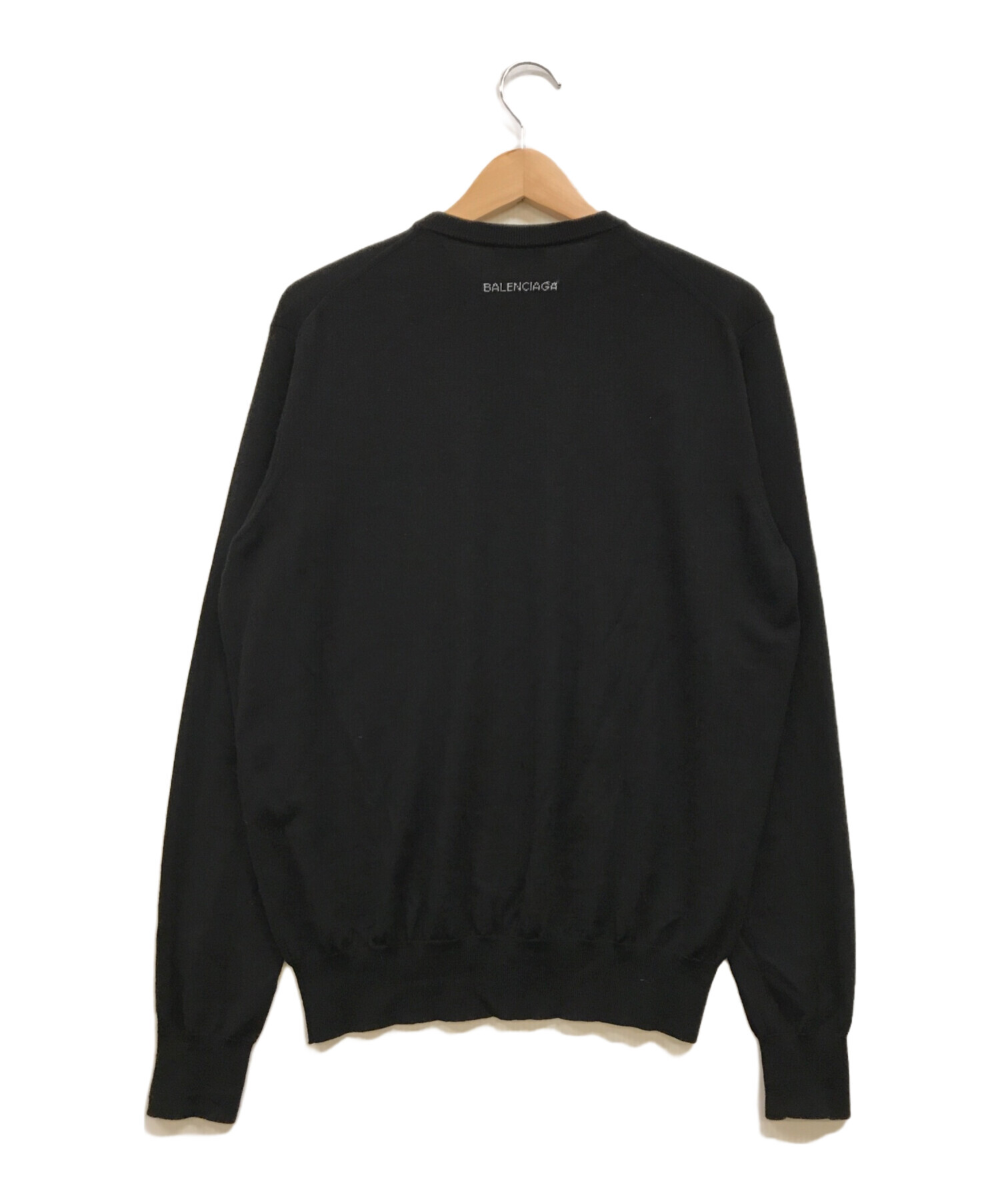 中古・古着通販】BALENCIAGA (バレンシアガ) バックロゴニット 