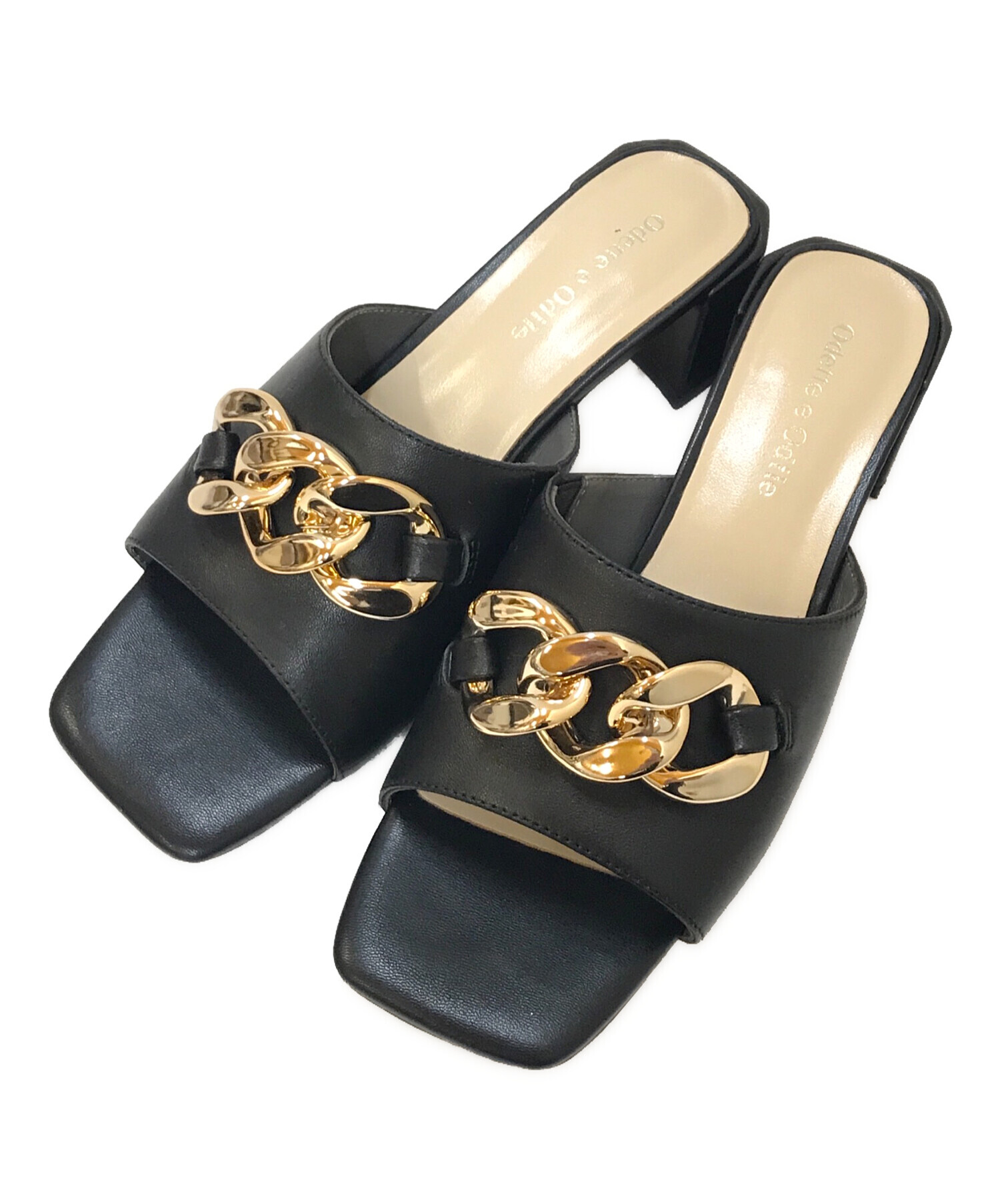 オデットエオディール ビジューサンダルベルトサイズ23