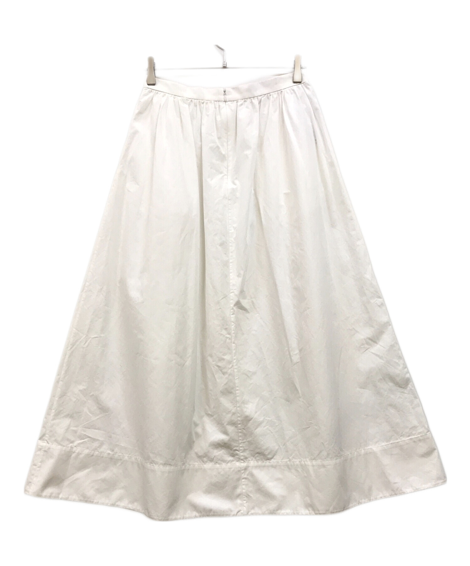 中古・古着通販】ROCHAS (ロシャス) フレアスカート ホワイト サイズ  