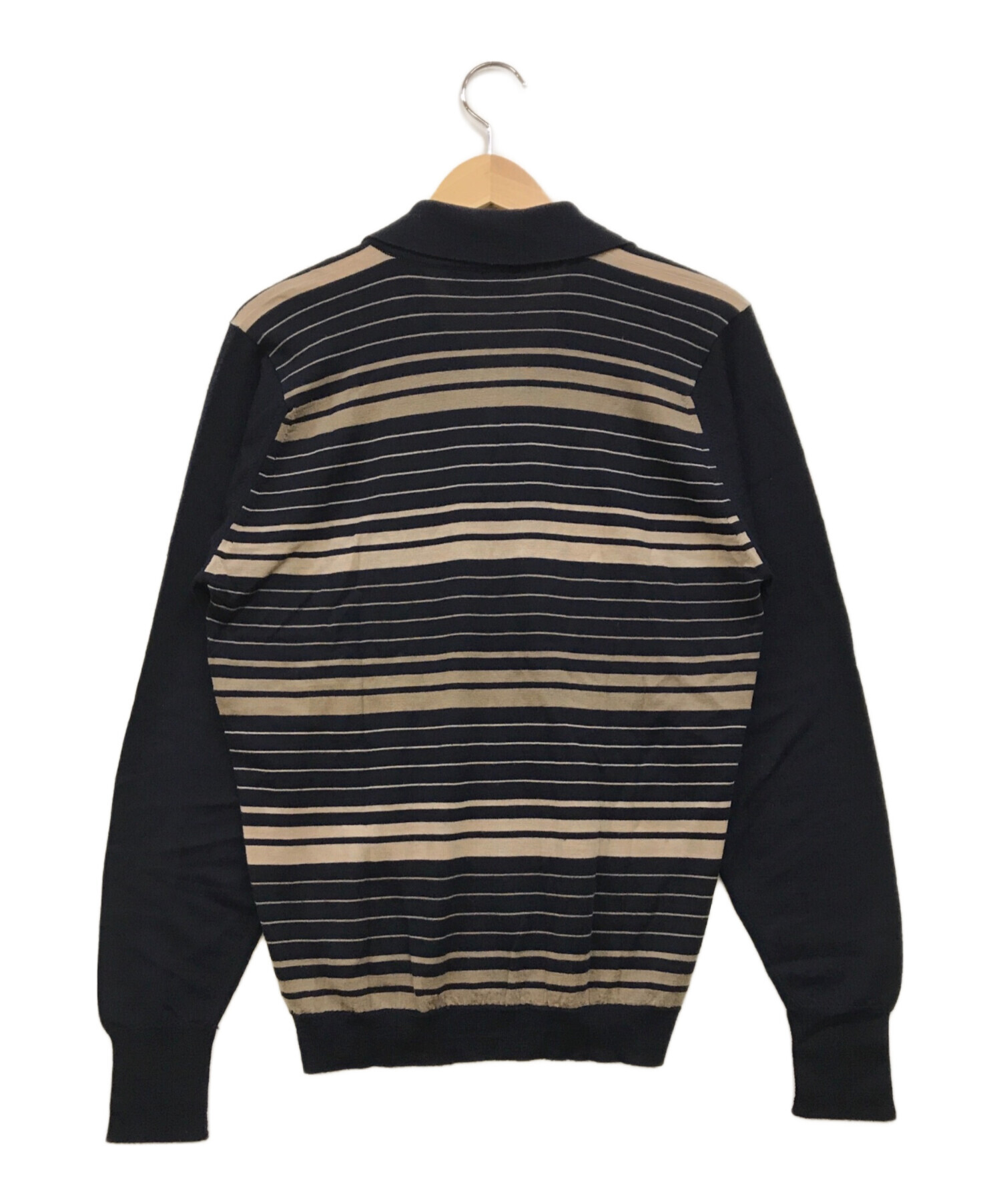 中古・古着通販】JOHN SMEDLEY (ジョンスメドレー) ボーダー切替 