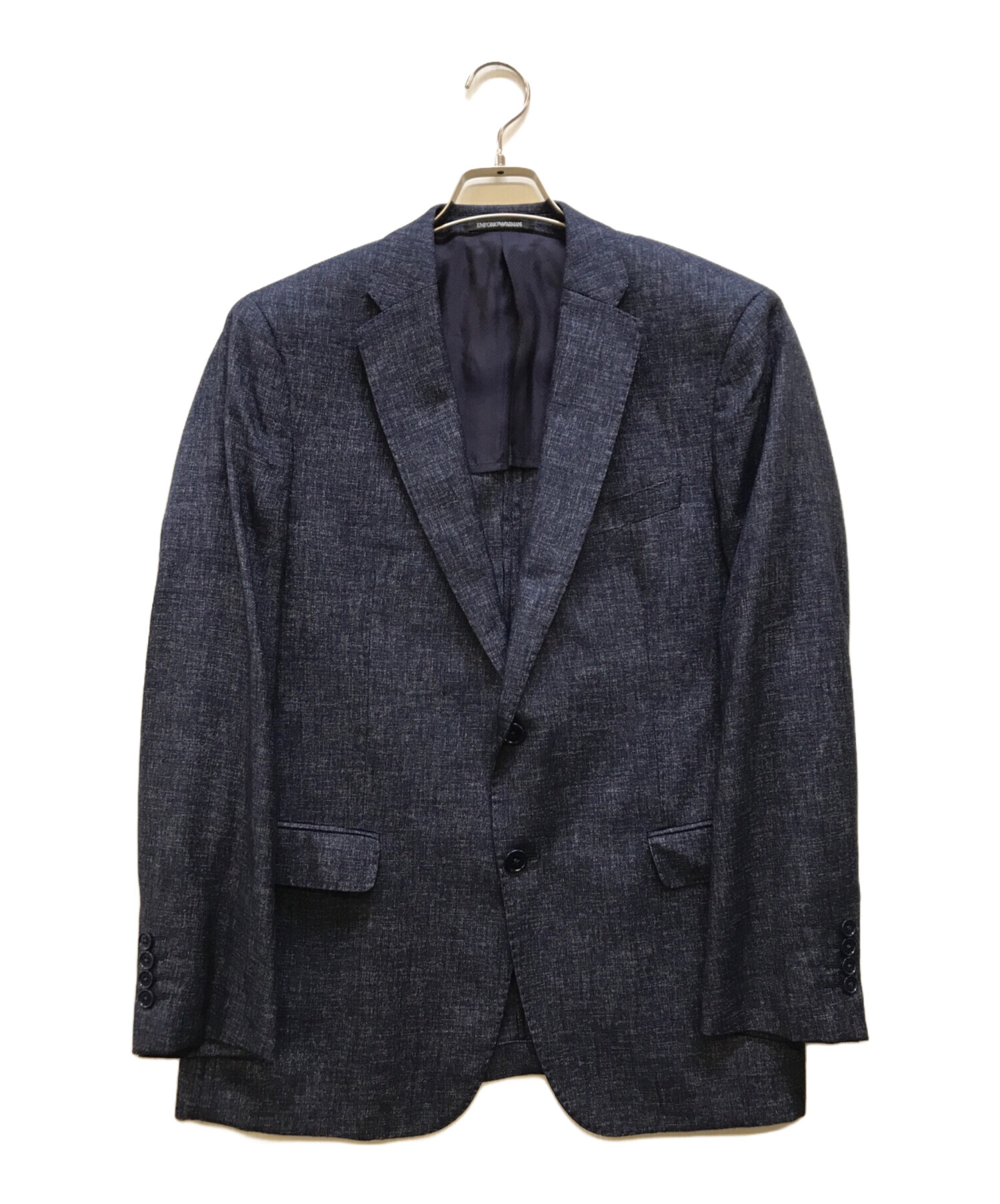 エンポリオアルマーニ セットアップ スーツ M LINE 2ボタン 濃紺 48 エンポリオアルマーニ セットアップ スーツ M LINE 2ボタン 濃紺 48