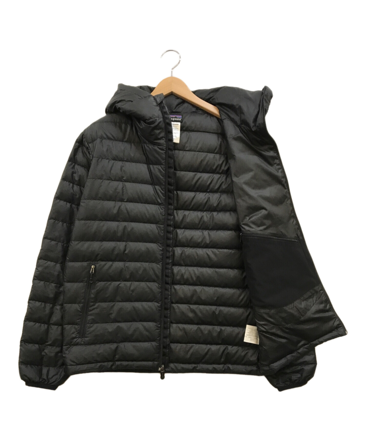 美品パタゴニア メンズ ダウン セーター ブラック XS XS 超特価 極上美