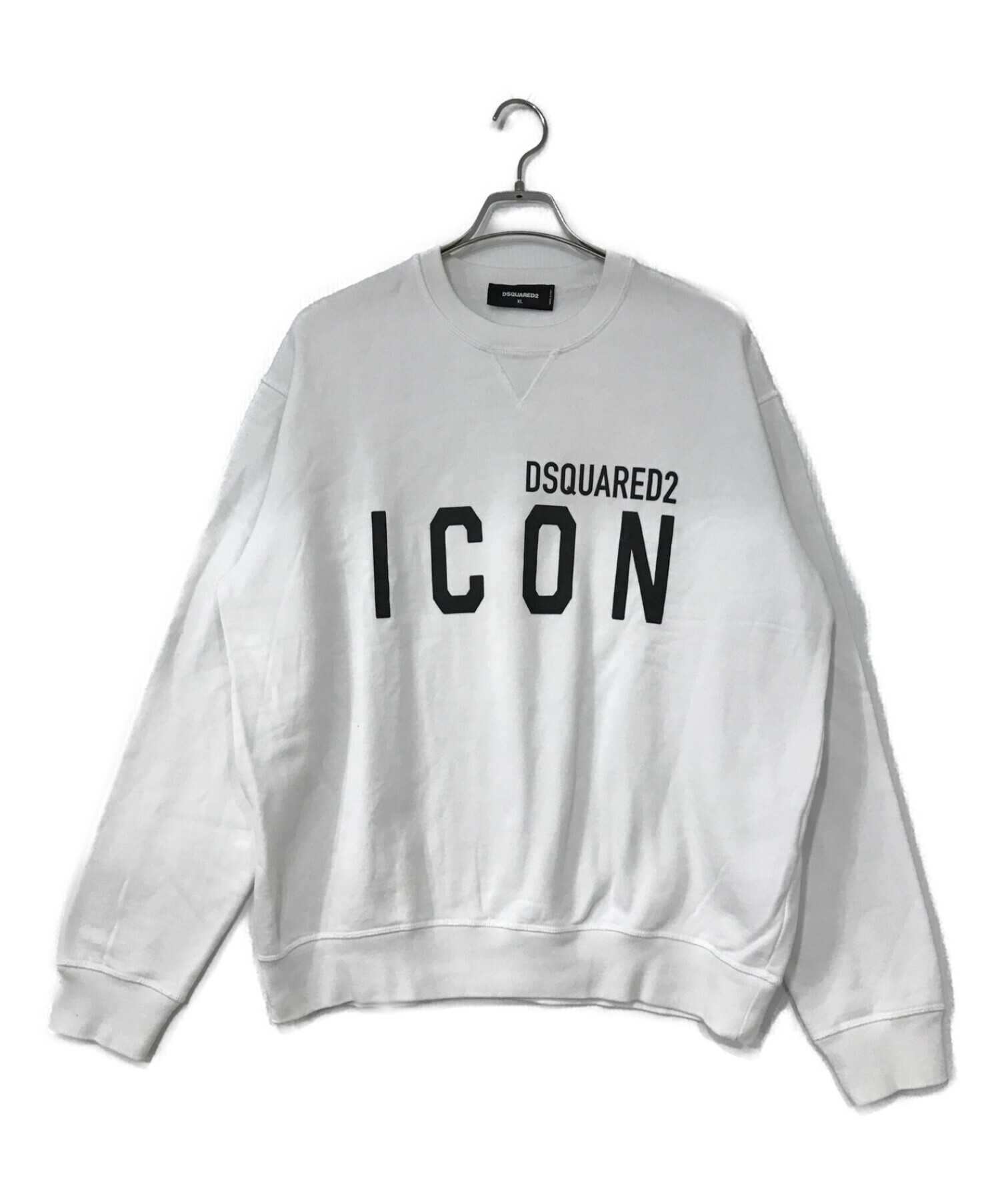 DSQUARED2 (ディースクエアード) Icon Crewneck Sweatshirt ホワイト サイズ:XL