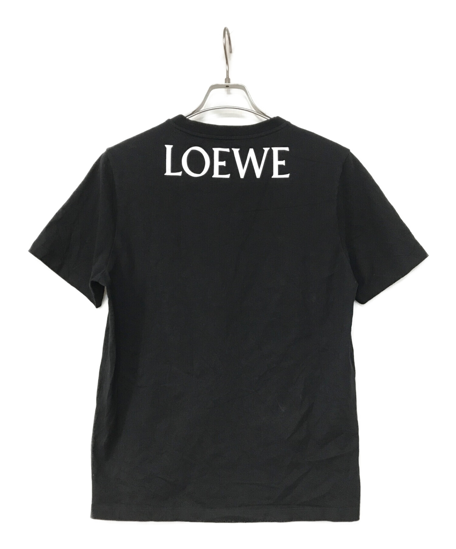 LOEWE (ロエベ) ジュエルプリント バックロゴ 半袖Tシャツ ブラック サイズ:S