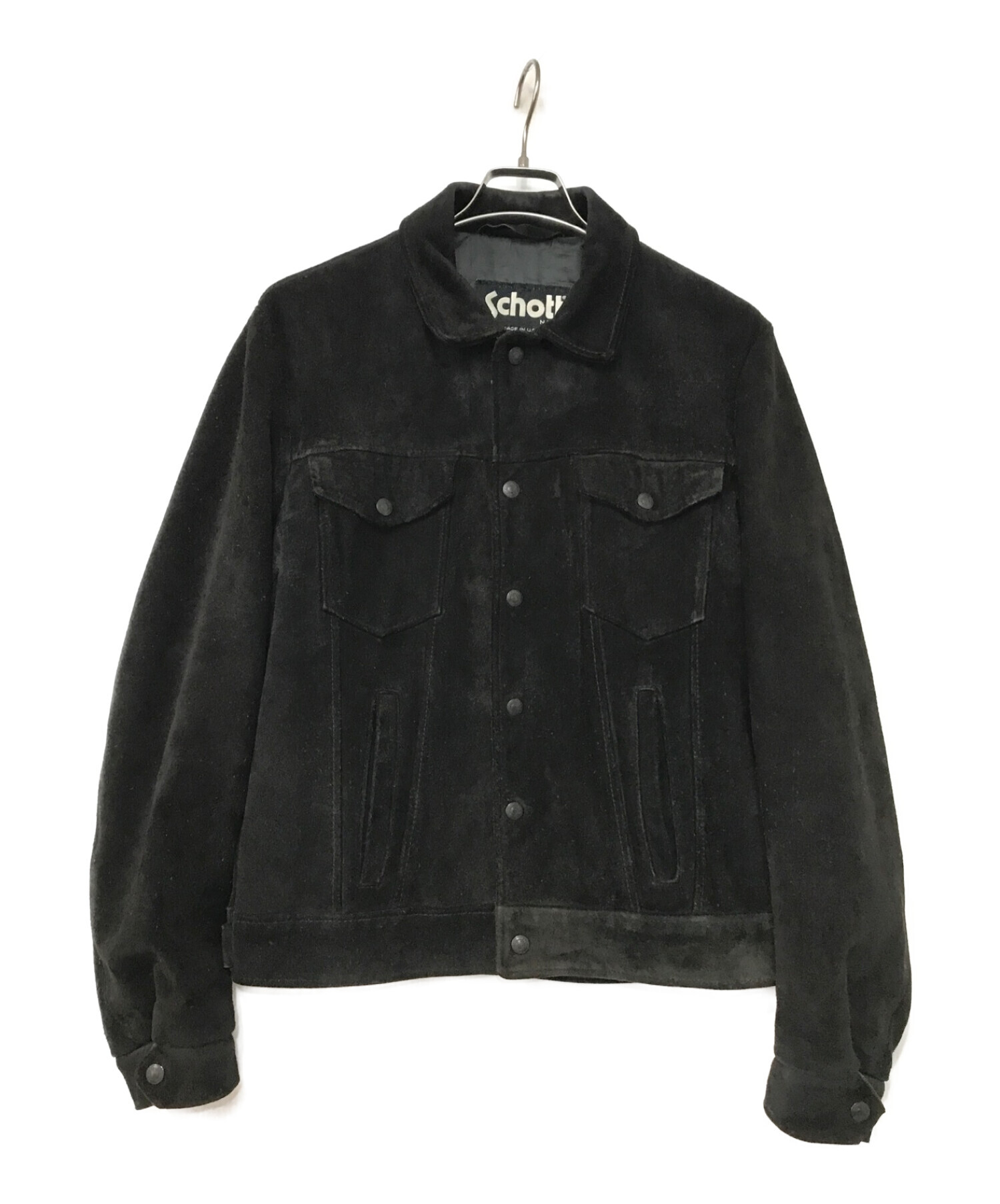 中古・古着通販】Schott (ショット) スエード3rdジャケット ブラック 